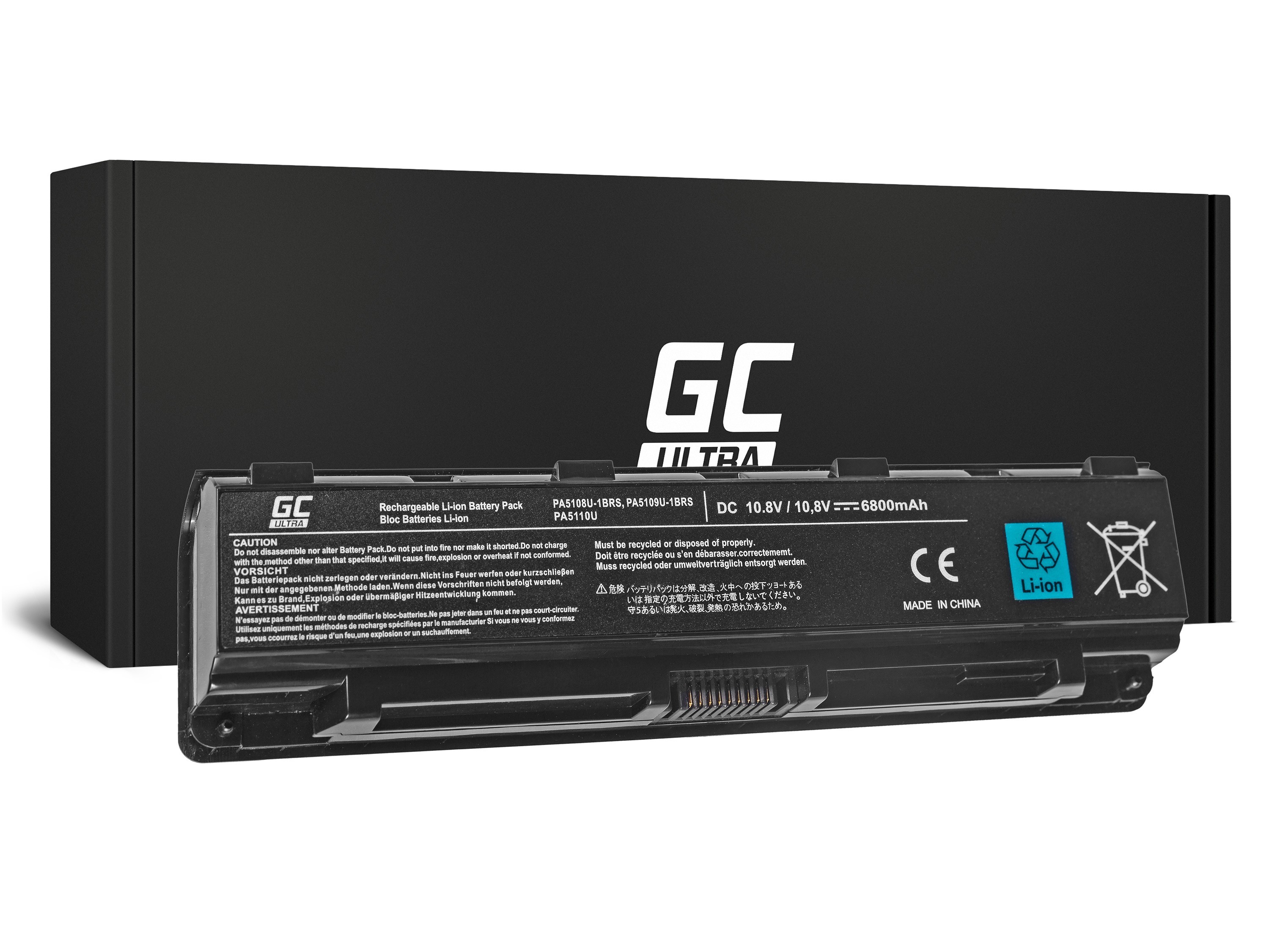 ULTRA Batterij voor Toshiba Satellite C850 C855 C870 L850 L855 PA5109U-1BRS / 11,1V 5200mAh thumbnail 4