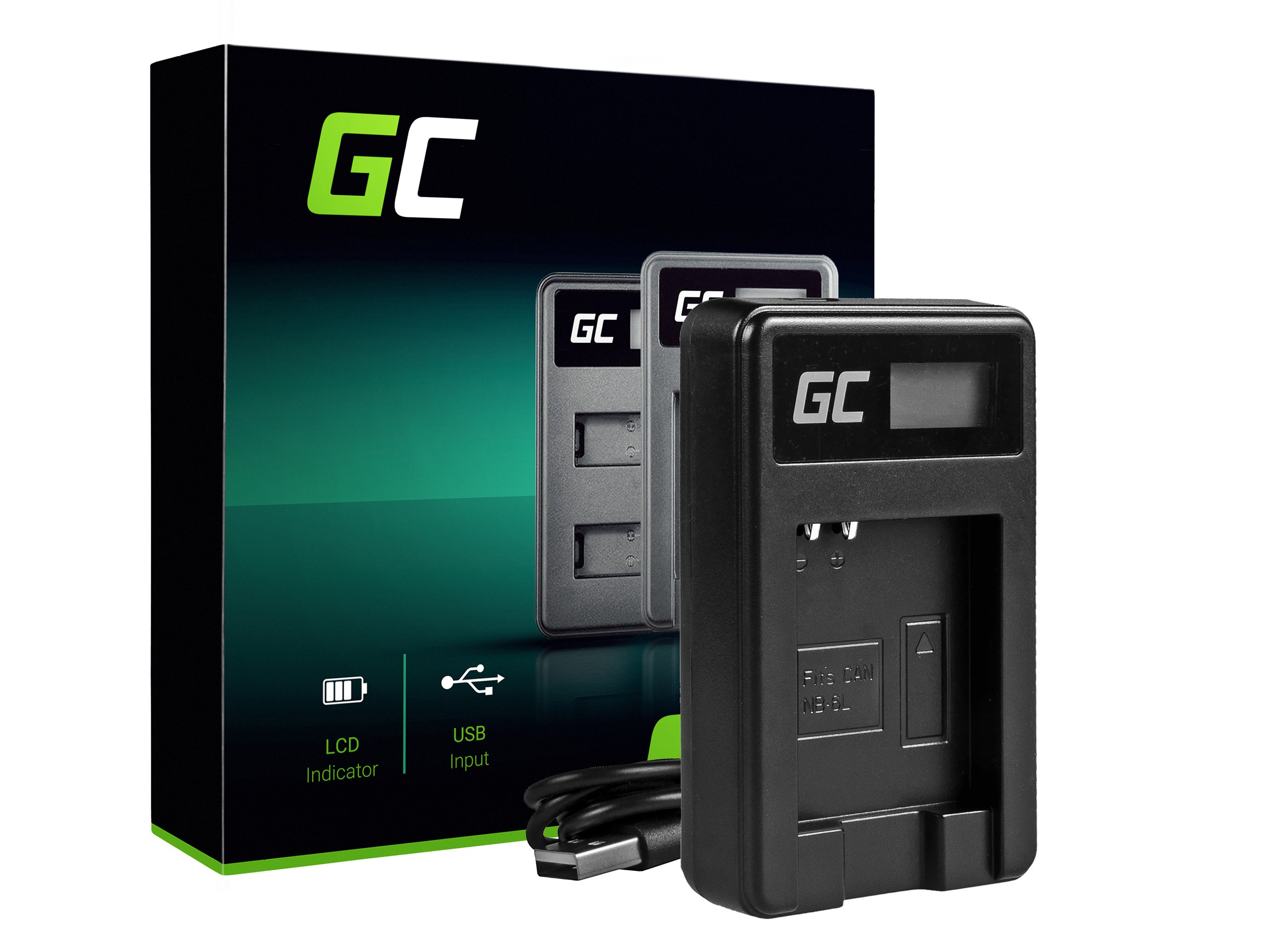 Batterij Oplader CB-2LY voor Canon NB-6L/6LH, PowerShot SX510 HS, SX520 HS, SX530 HS, SX600 HS, SX700 HS, D30 thumbnail 4