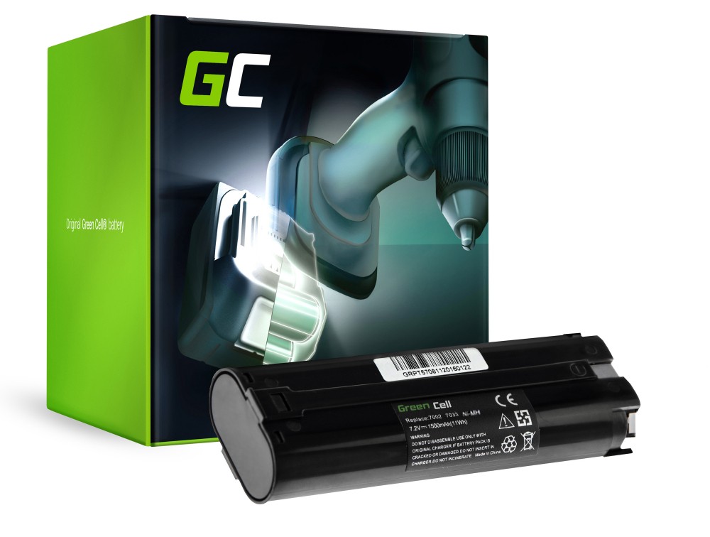 Gereedschap Batterij 7000 7033 voor Makita ML700 ML701 ML702 3700D 4071D 6002D 6072D 9035D 9500D 1500mAh thumbnail 4