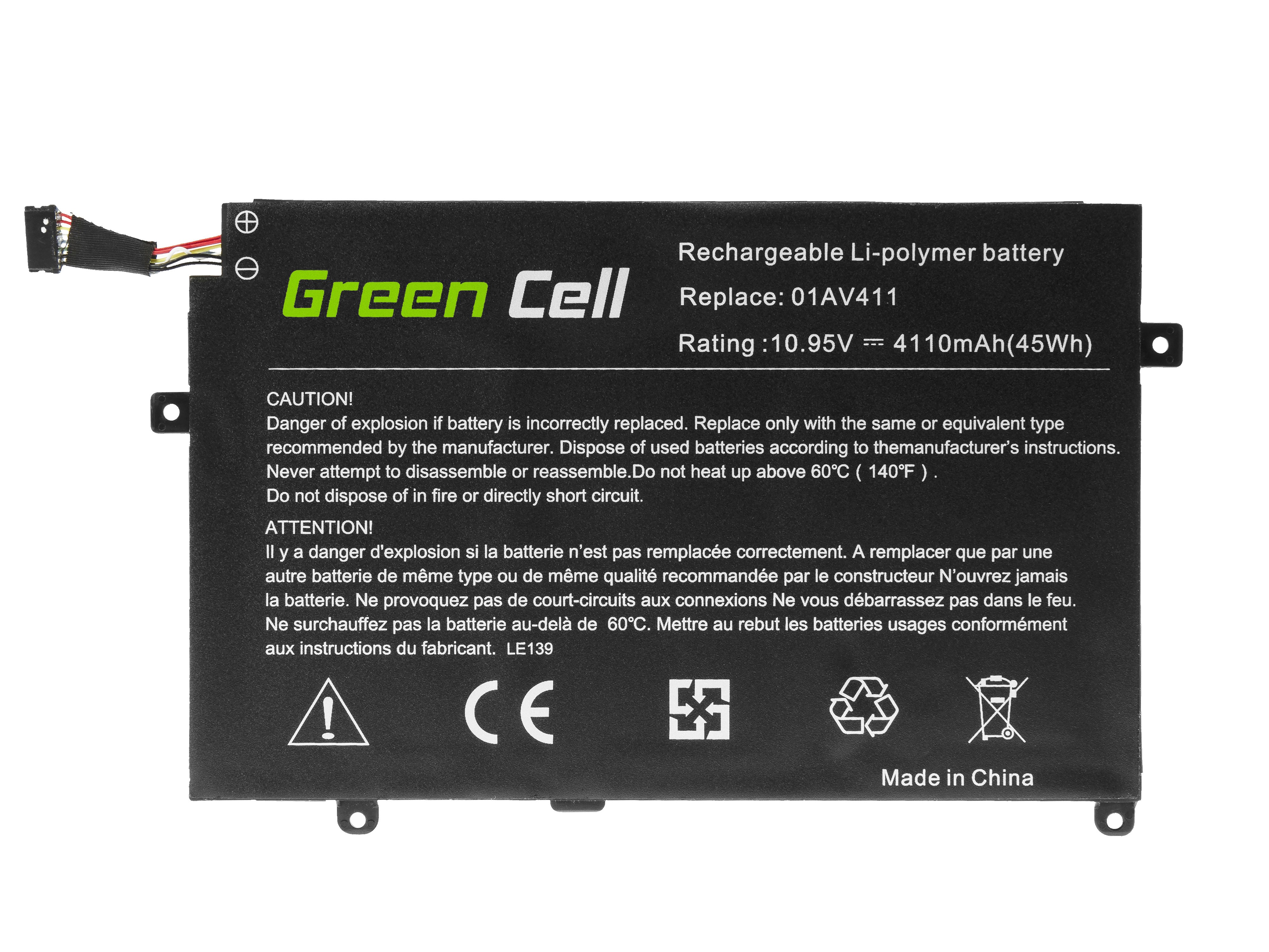 Batterij 01AV411 01AV412 01AV413 Voor Lenovo ThinkPad E470 E475 thumbnail 3