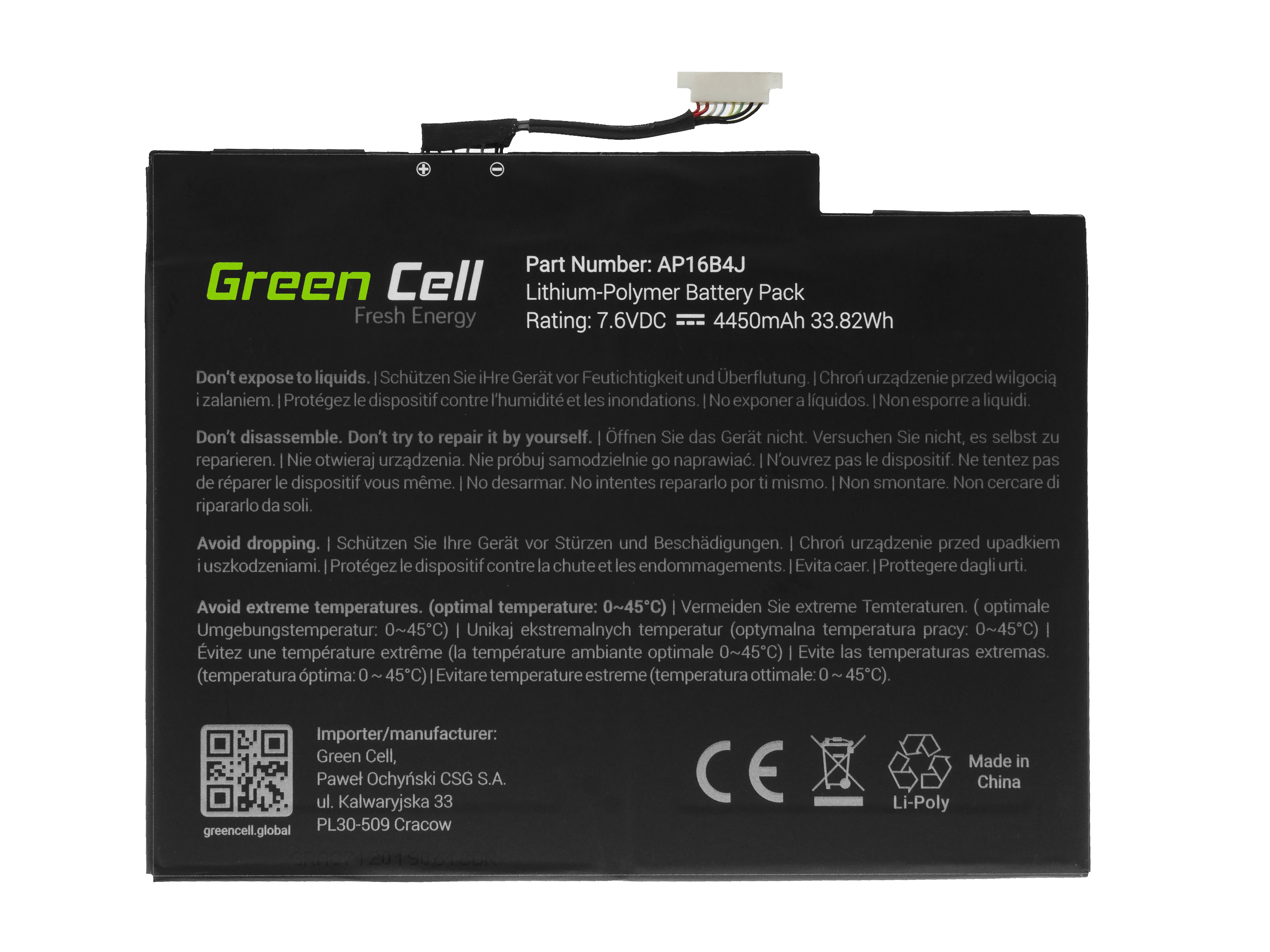 Batterij AP16B4J Voor Acer Switch Alpha 12 SA5-271 SA5-271P thumbnail 3