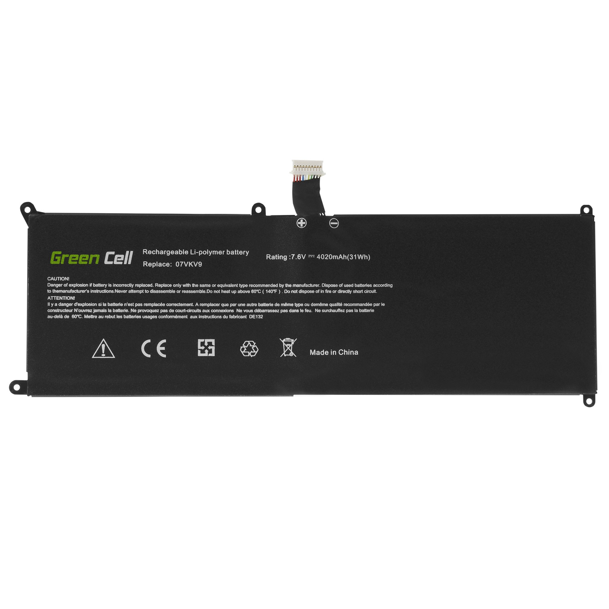 Batterij 7VKV9 voor Dell XPS 12 9250, Dell Latitude 12 7275 thumbnail 3