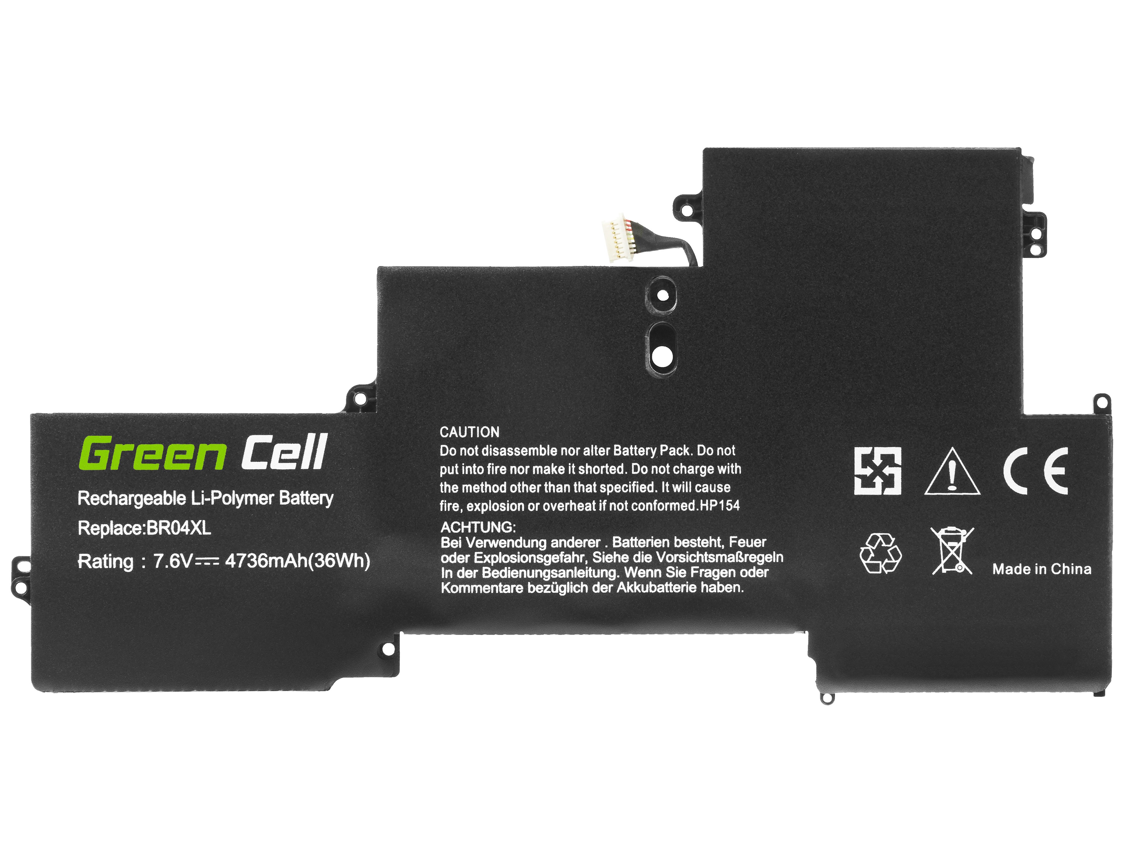 Batterij BR04XL voor HP EliteBook Folio 1020 G1 thumbnail 3