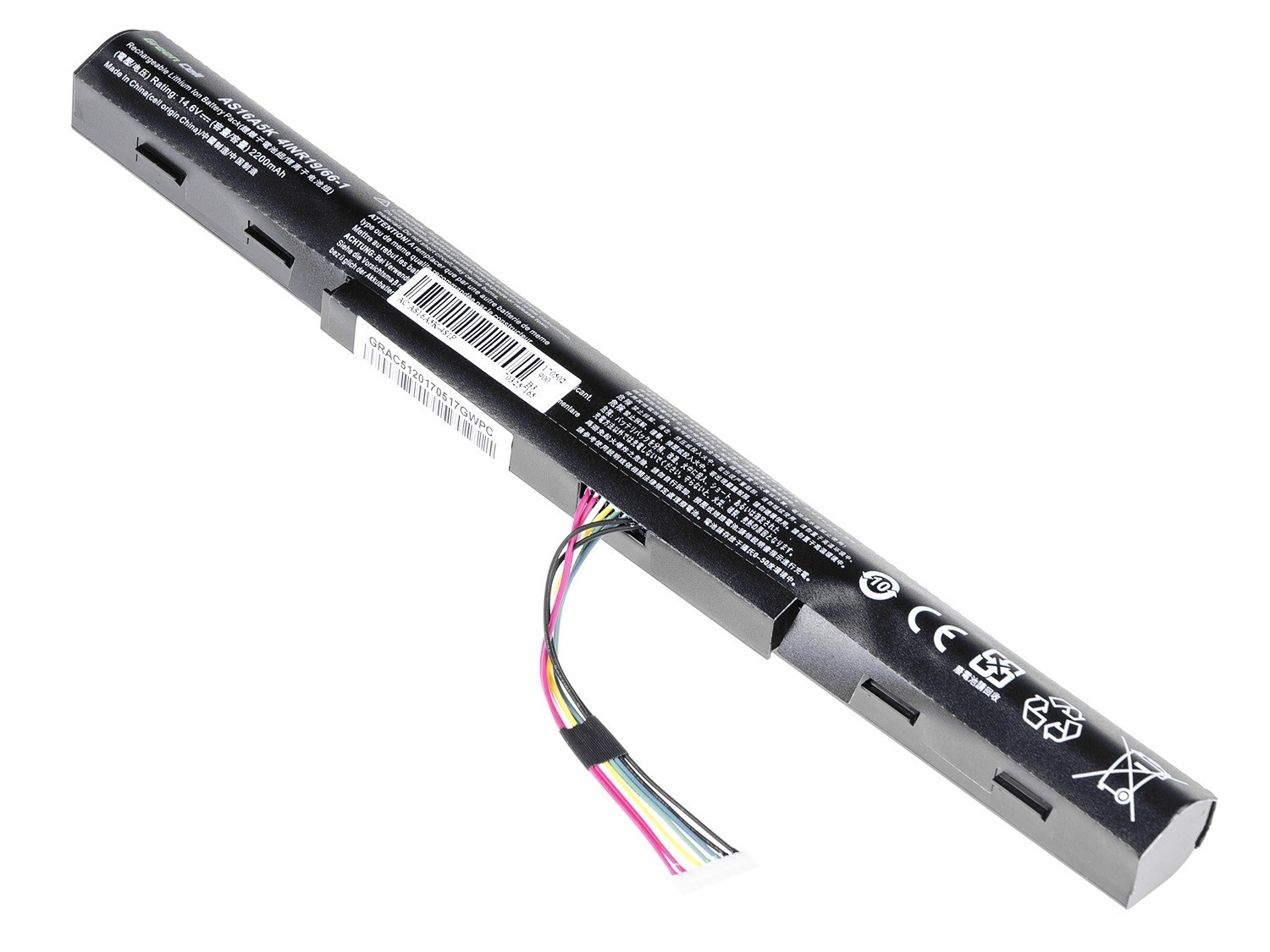 Batterij voor Acer Aspire E 15 E15 E5-575 E 17 E17 E5-774 / 14,4V 2200mAh thumbnail 3
