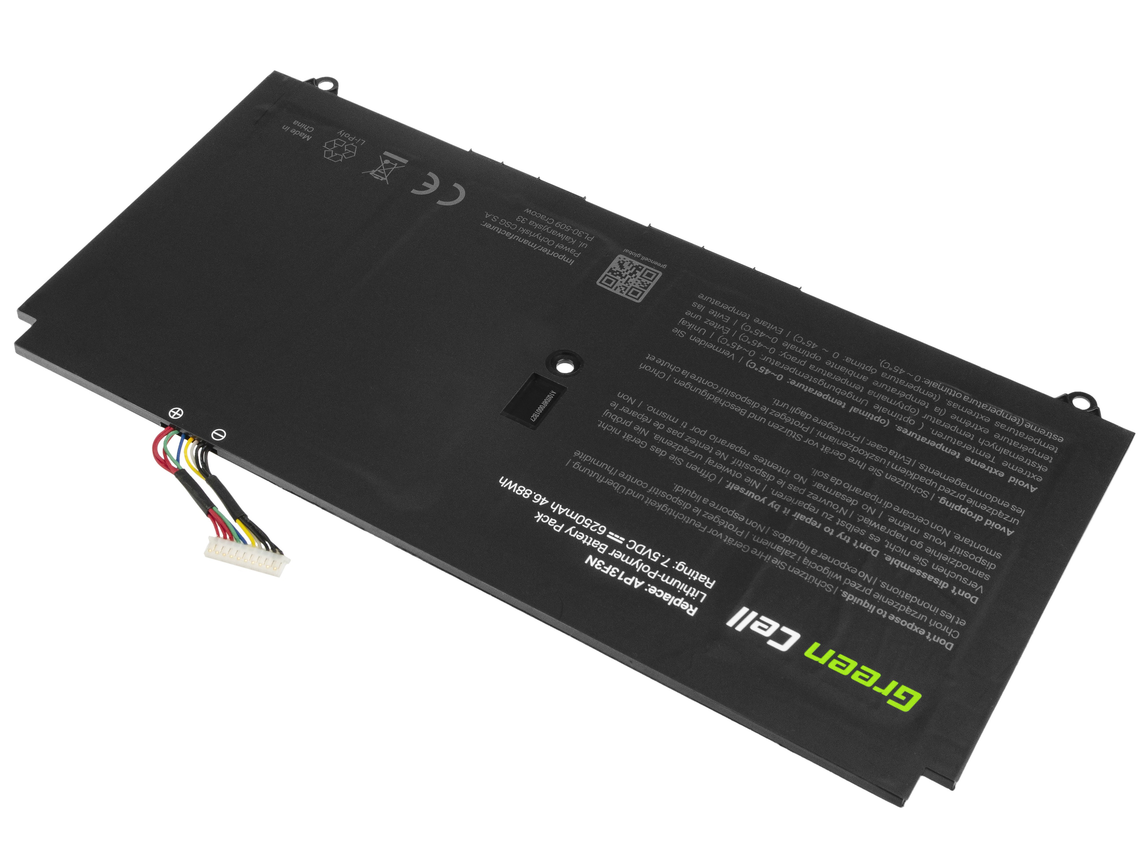 Batterij voor Acer Aspire S7-392 S7-393 AP13F3N / 7,5V 6250mAh thumbnail 3