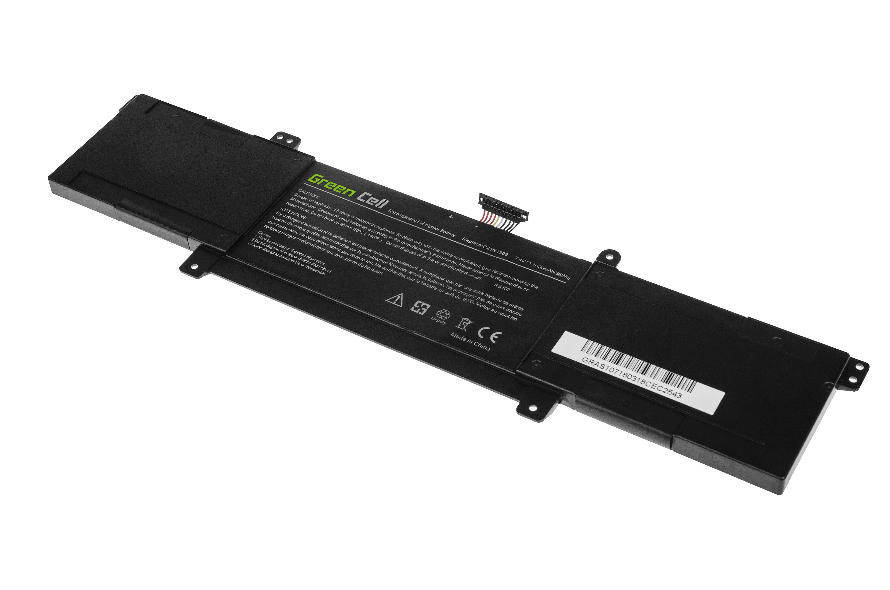 Batterij voor Asus VivoBook Q301 S301 S301L / 7,4V 5130mAh thumbnail 3