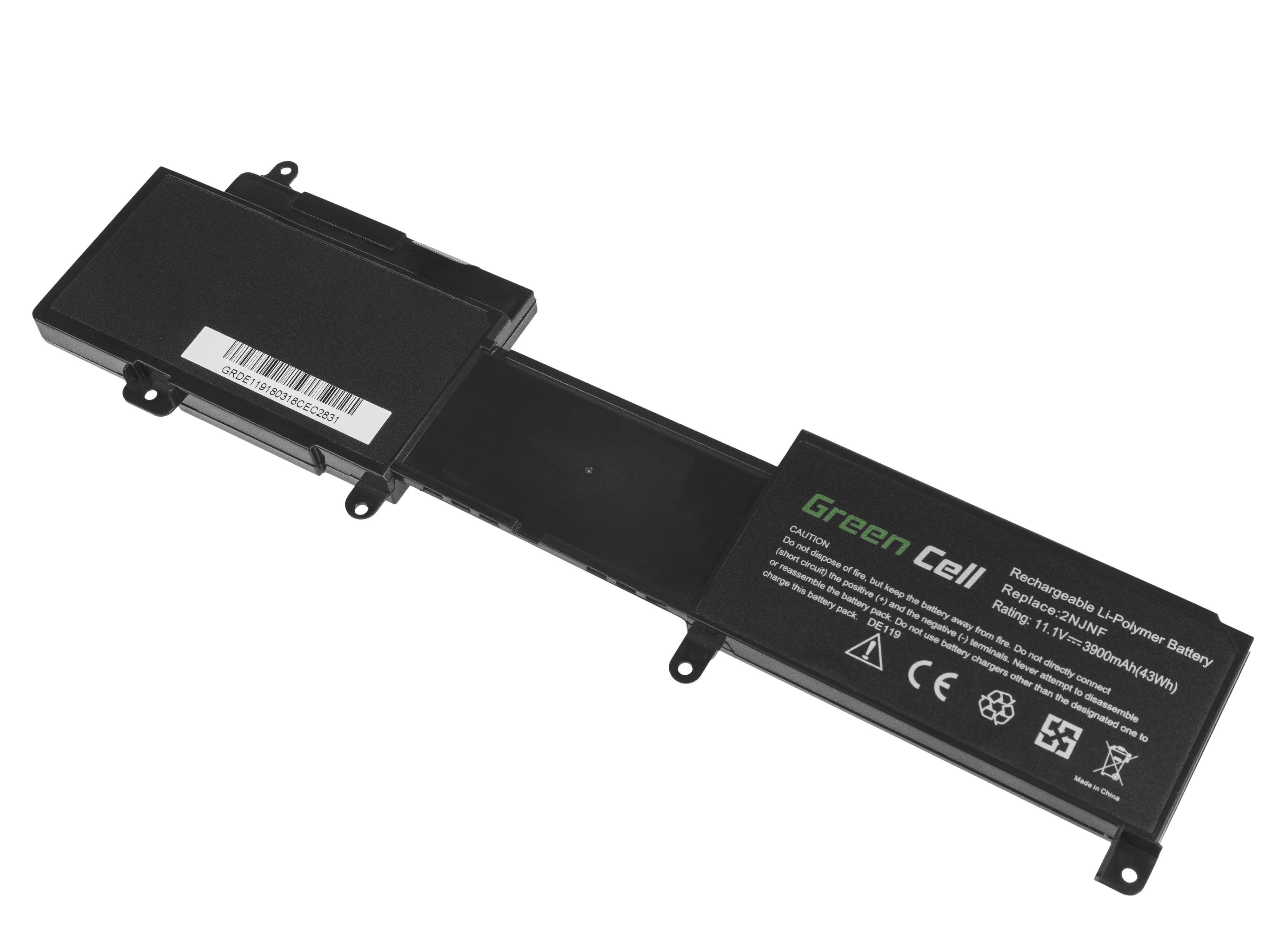 Batterij voor Dell Inspiron 14z 5423 15z 5523 2NJNF / 11,1V 3900mAh thumbnail 3