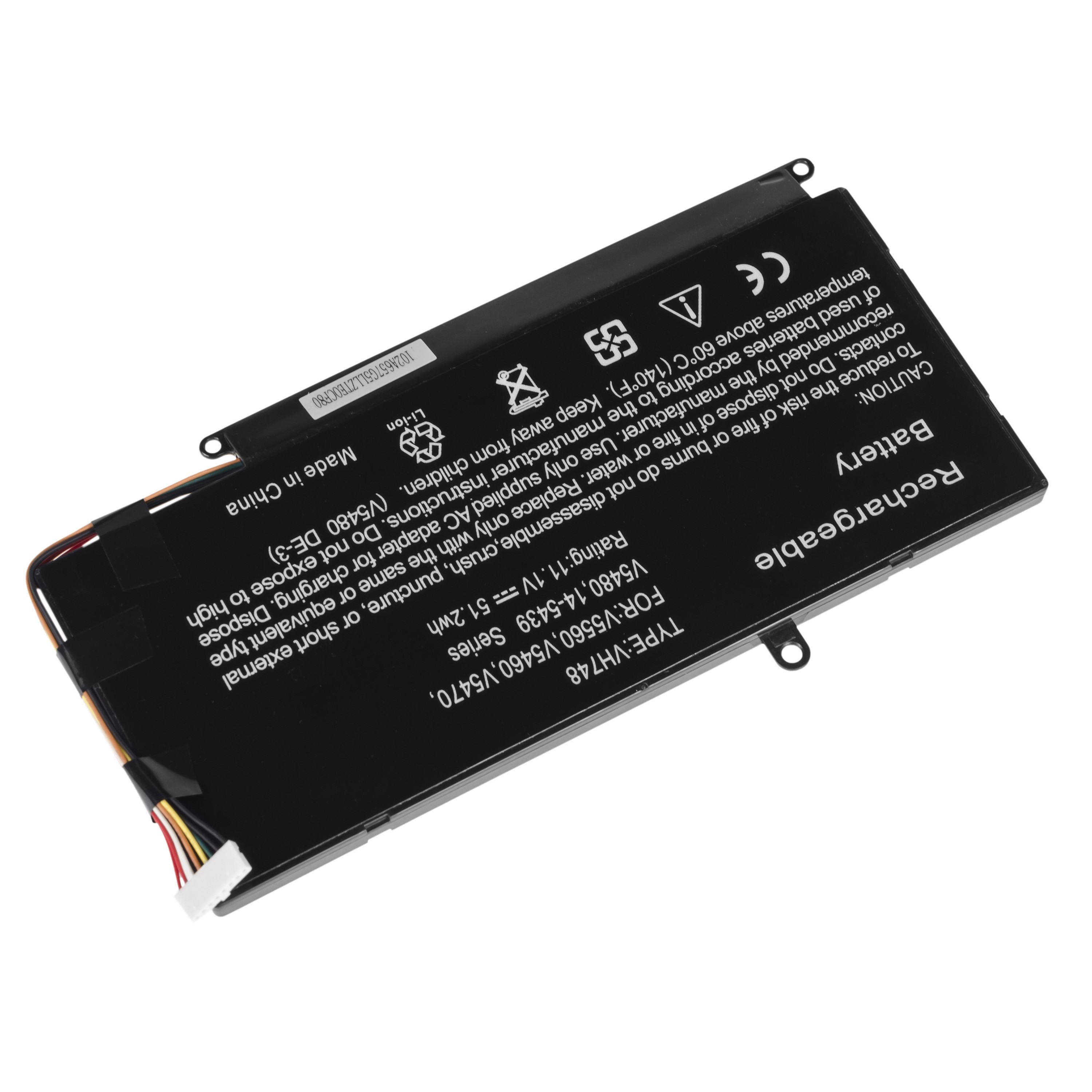 Batterij voor Dell Vostro 5460 5470 5480 5560 / 11,1V 4600mAh thumbnail 3