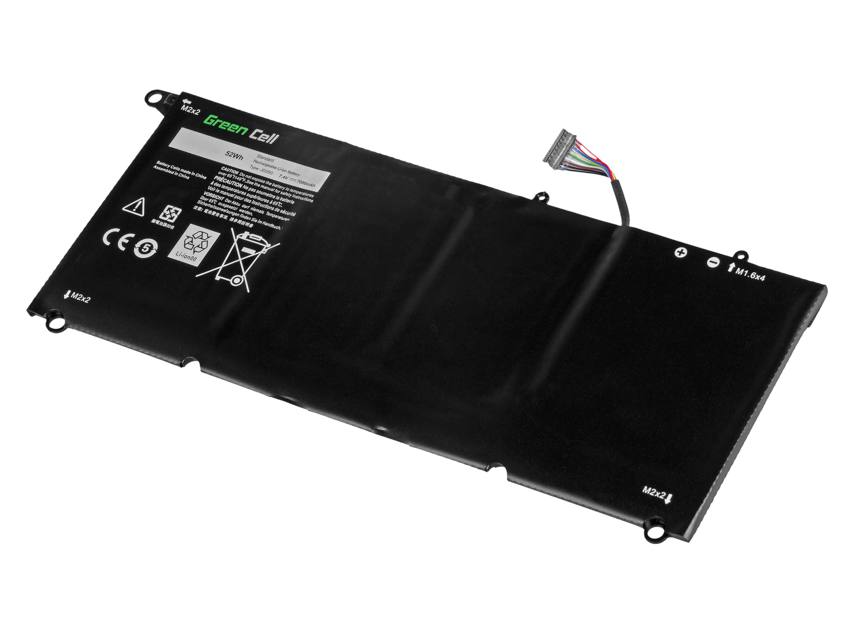 Batterij voor Dell XPS 13 9343 9350 / 7,4V 5600mAh thumbnail 3