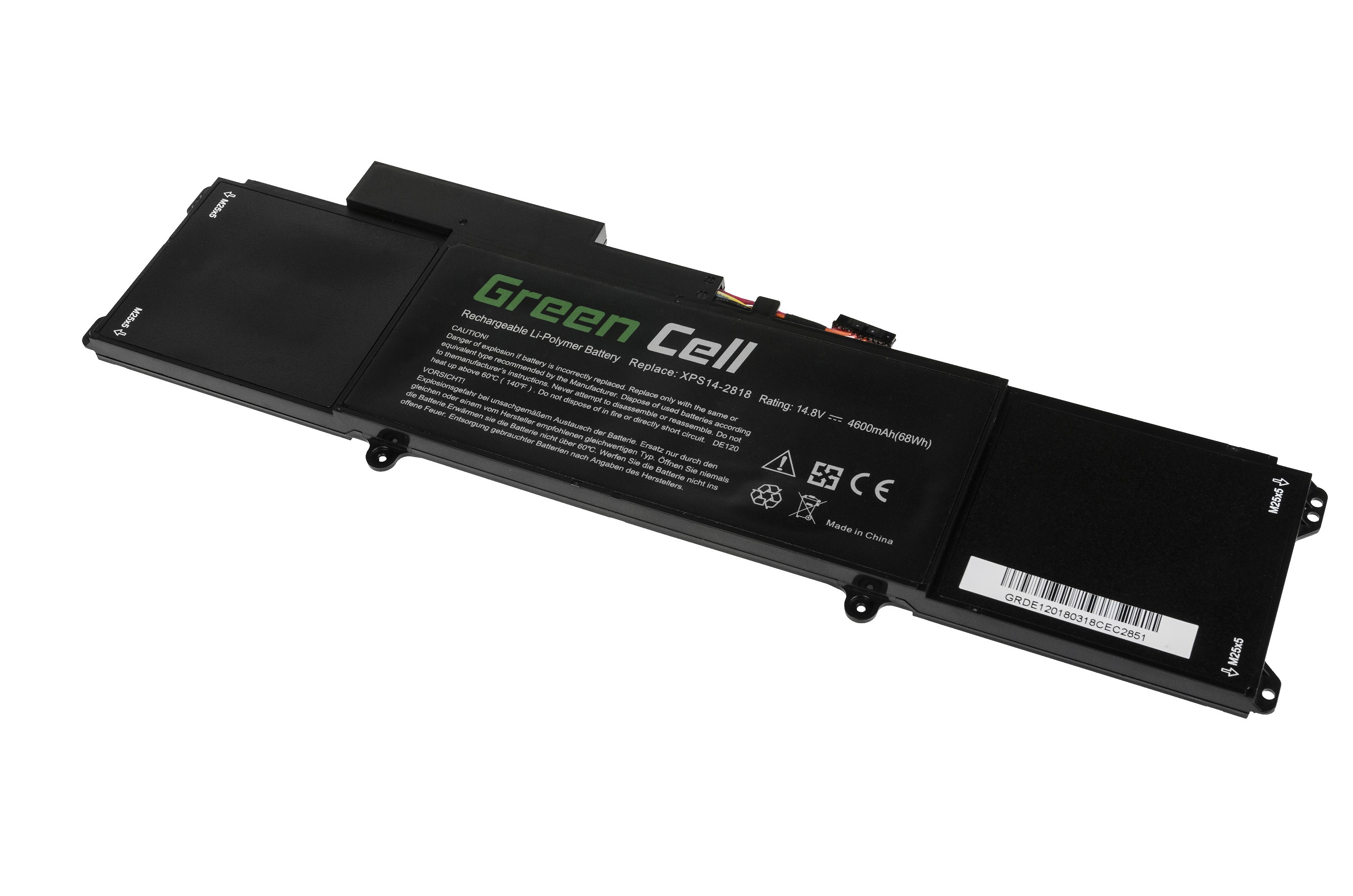 Batterij voor Dell XPS 14 L421X / 14,4V 4600mAh thumbnail 3
