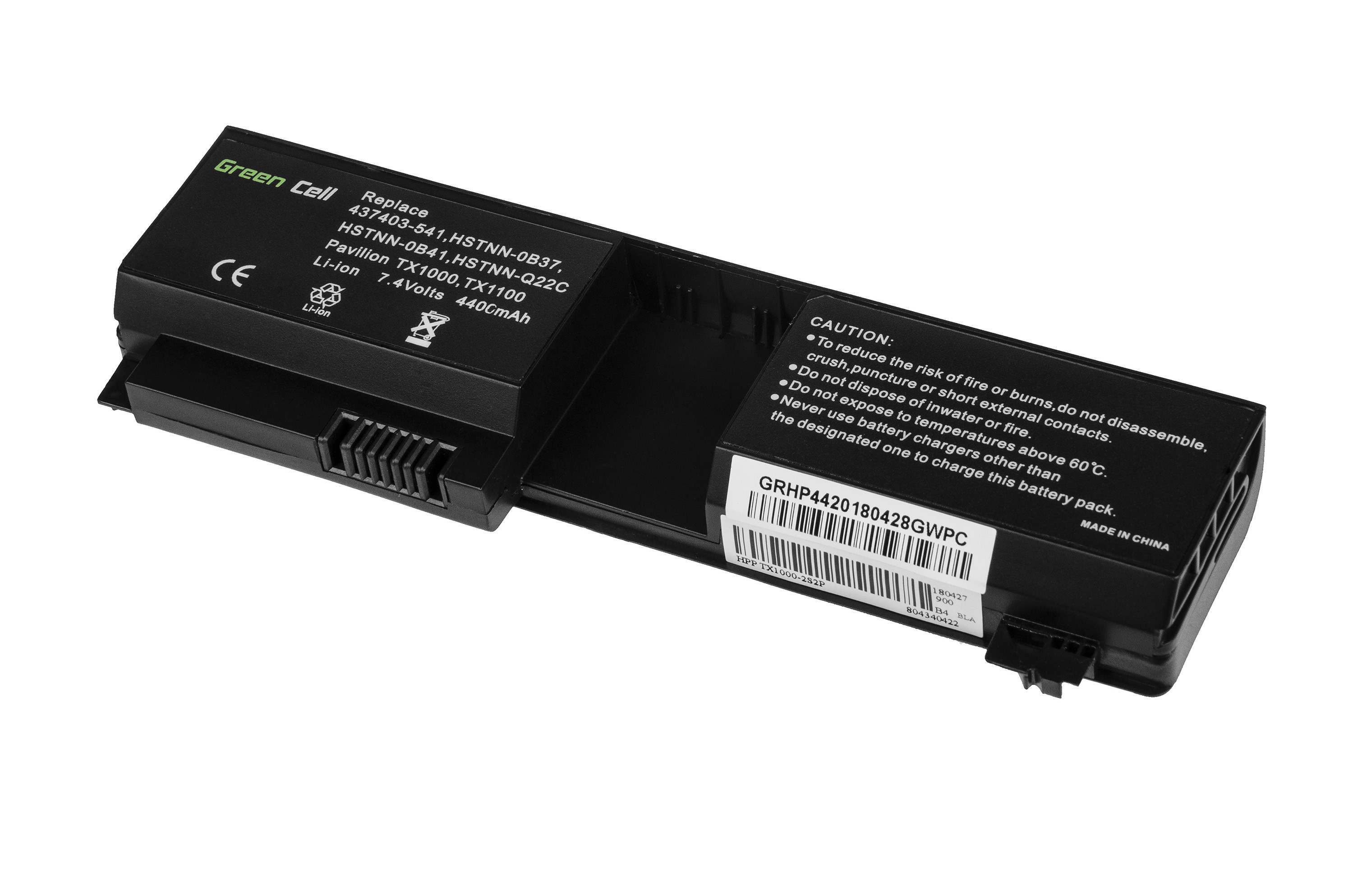 Batterij voor HP Pavilion TX1000 TX2000 TX2500 / 7,4V 4400mAh thumbnail 3