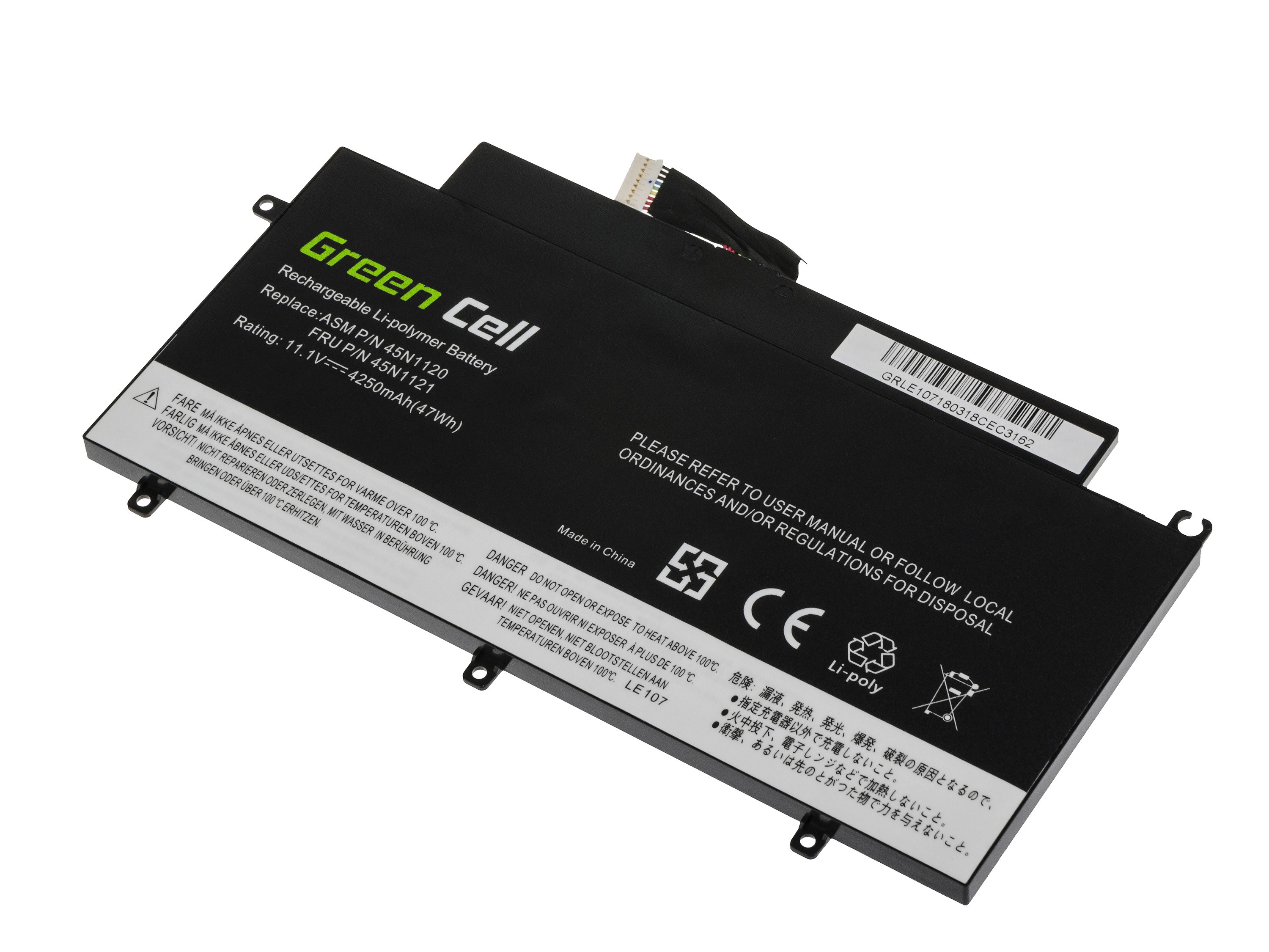 Batterij voor Lenovo ThinkPad T431s / 11,1V 4250mAh thumbnail 3