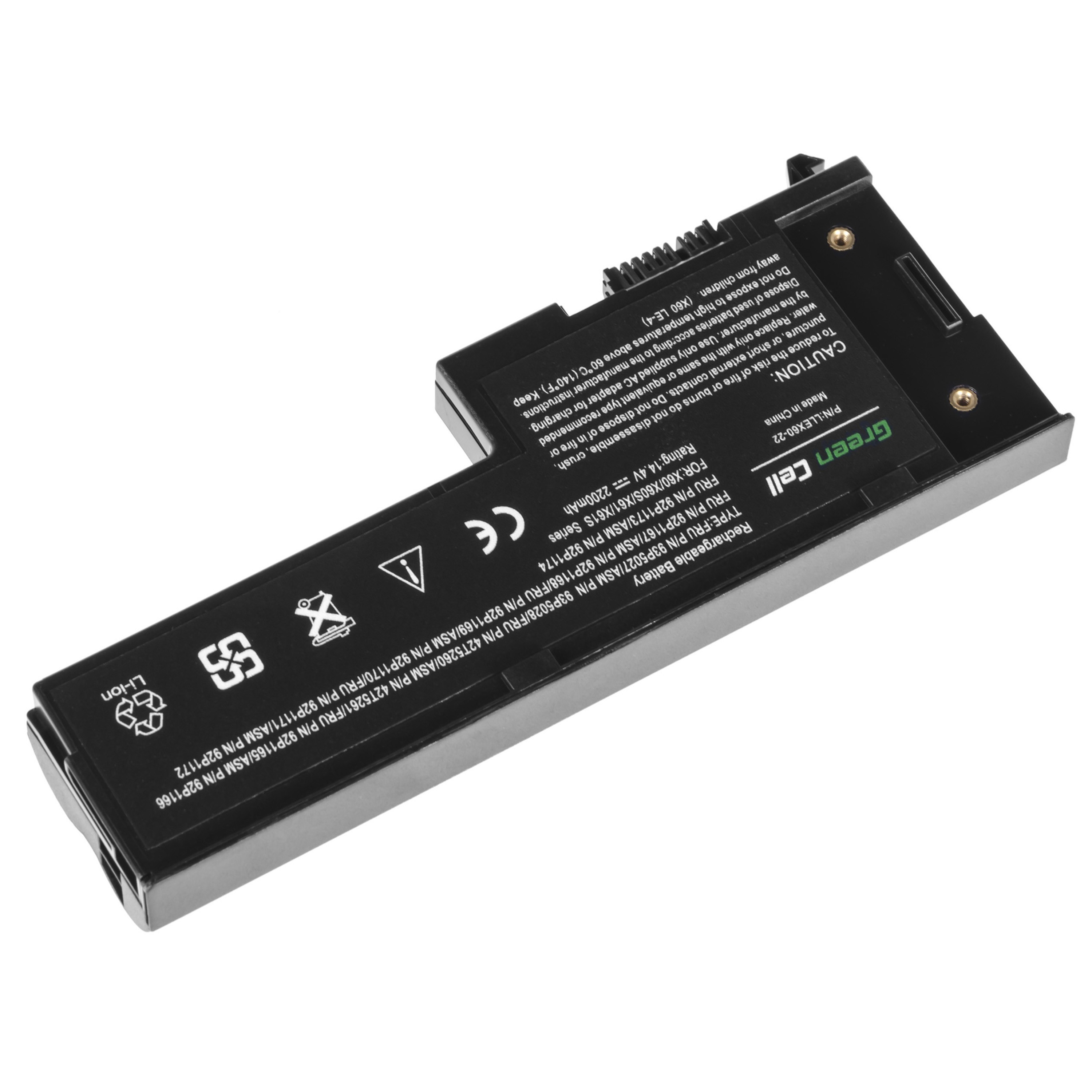 Batterij voor Lenovo ThinkPad X60 X60s X61 X61s / 14,4V 2200mAh thumbnail 3