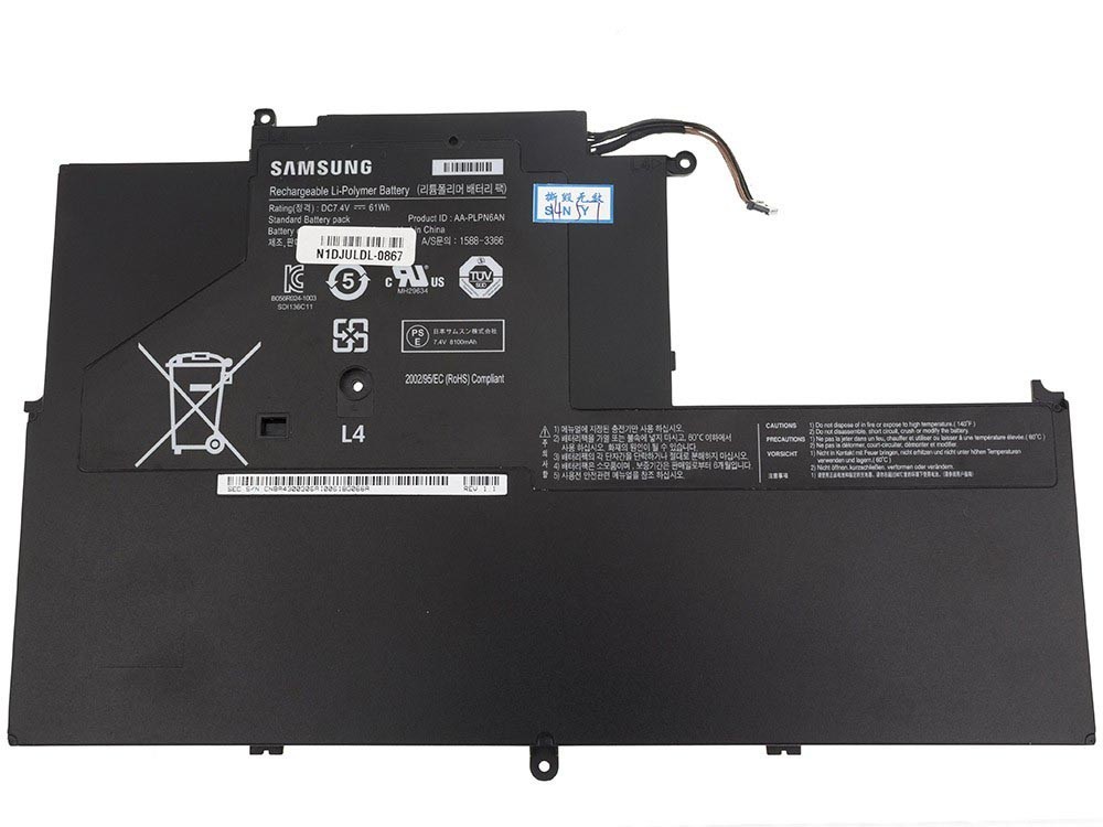 Batterij voor Samsung 535U3C AA-PLPN4AN / 7,4V 8240mAh thumbnail 3