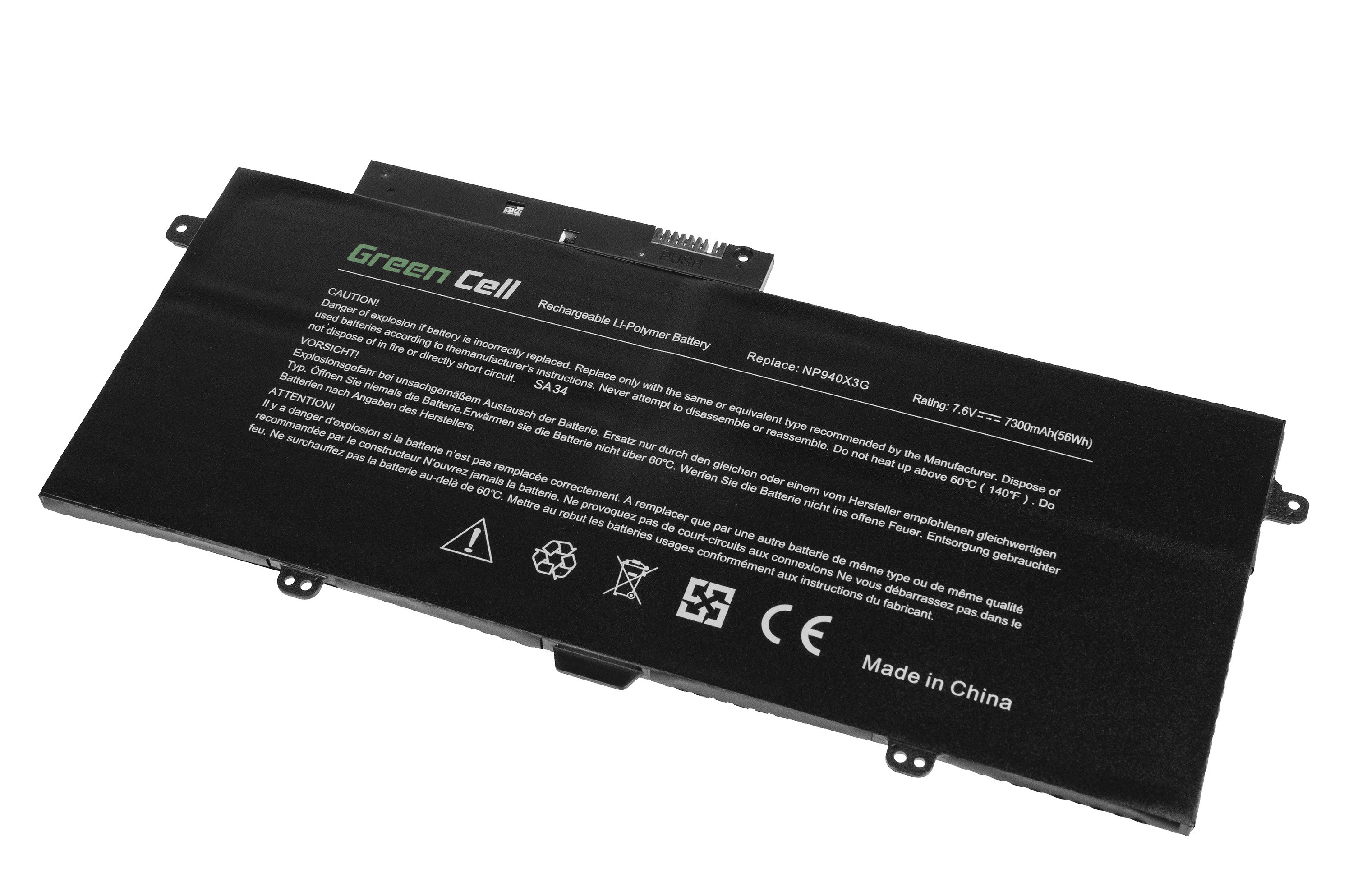 Batterij voor Samsung ATIV Book 9 Plus 940X3G NP940X3G / 7,6V 7300mAh thumbnail 3