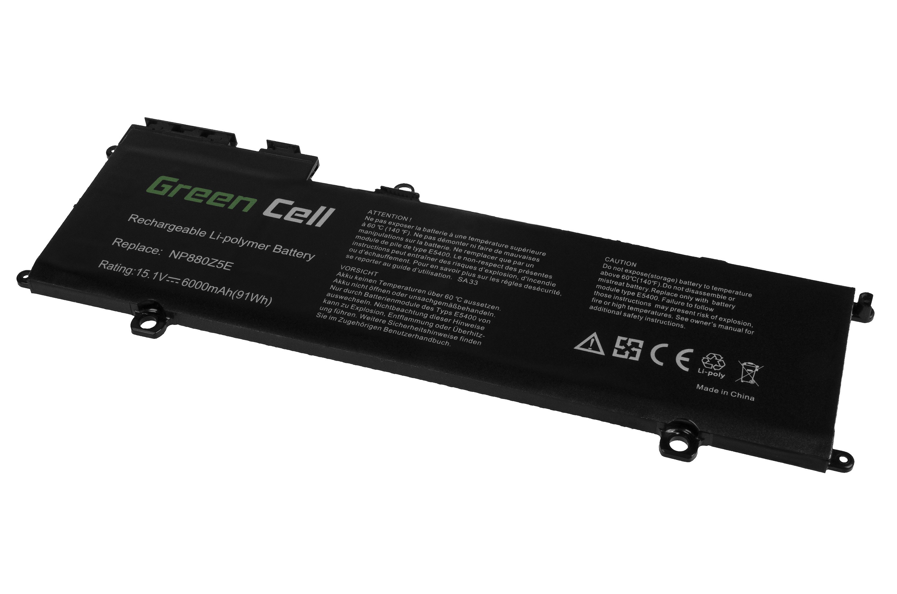 Batterij voor Samsung NP770Z5E NP780Z5E ATIV Book 8 NP870Z5E NP870Z5G NP880Z5E / 15,1V 6000mAh thumbnail 3