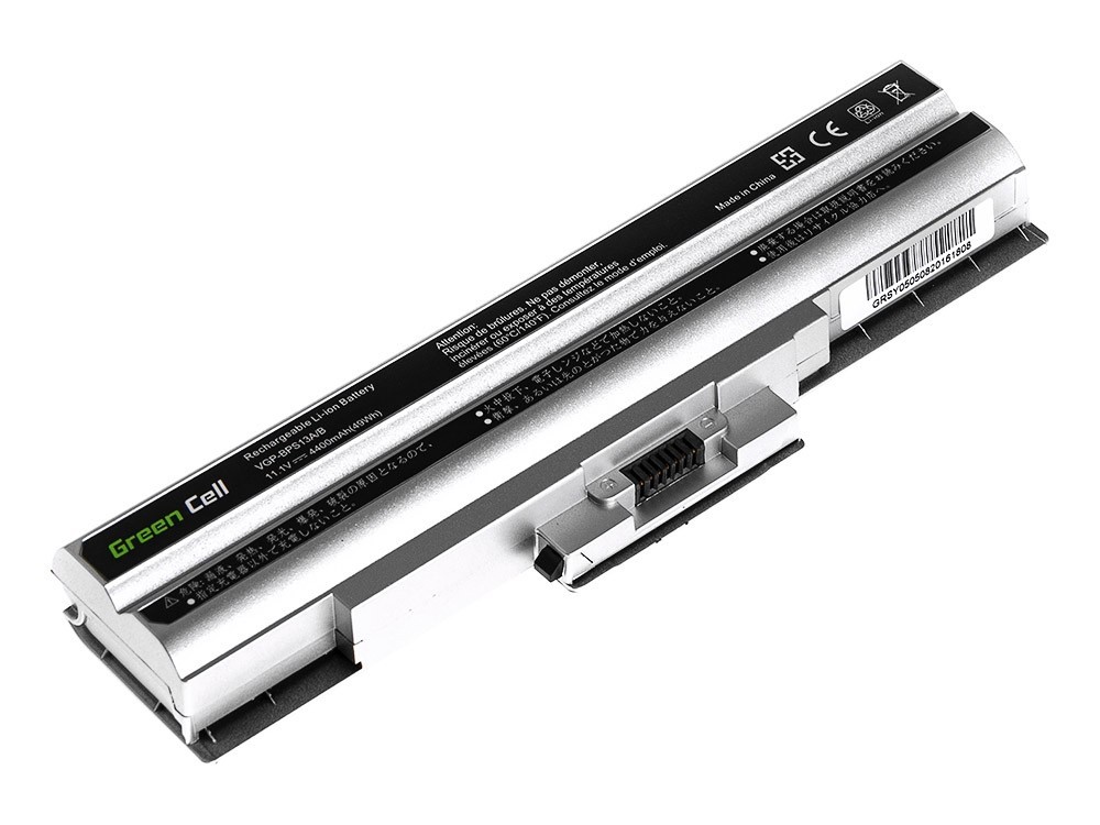 Batterij voor Sony Vaio VGP-BPS13 VGP-BPS21 (silver) / 11,1V 4400mAh thumbnail 3