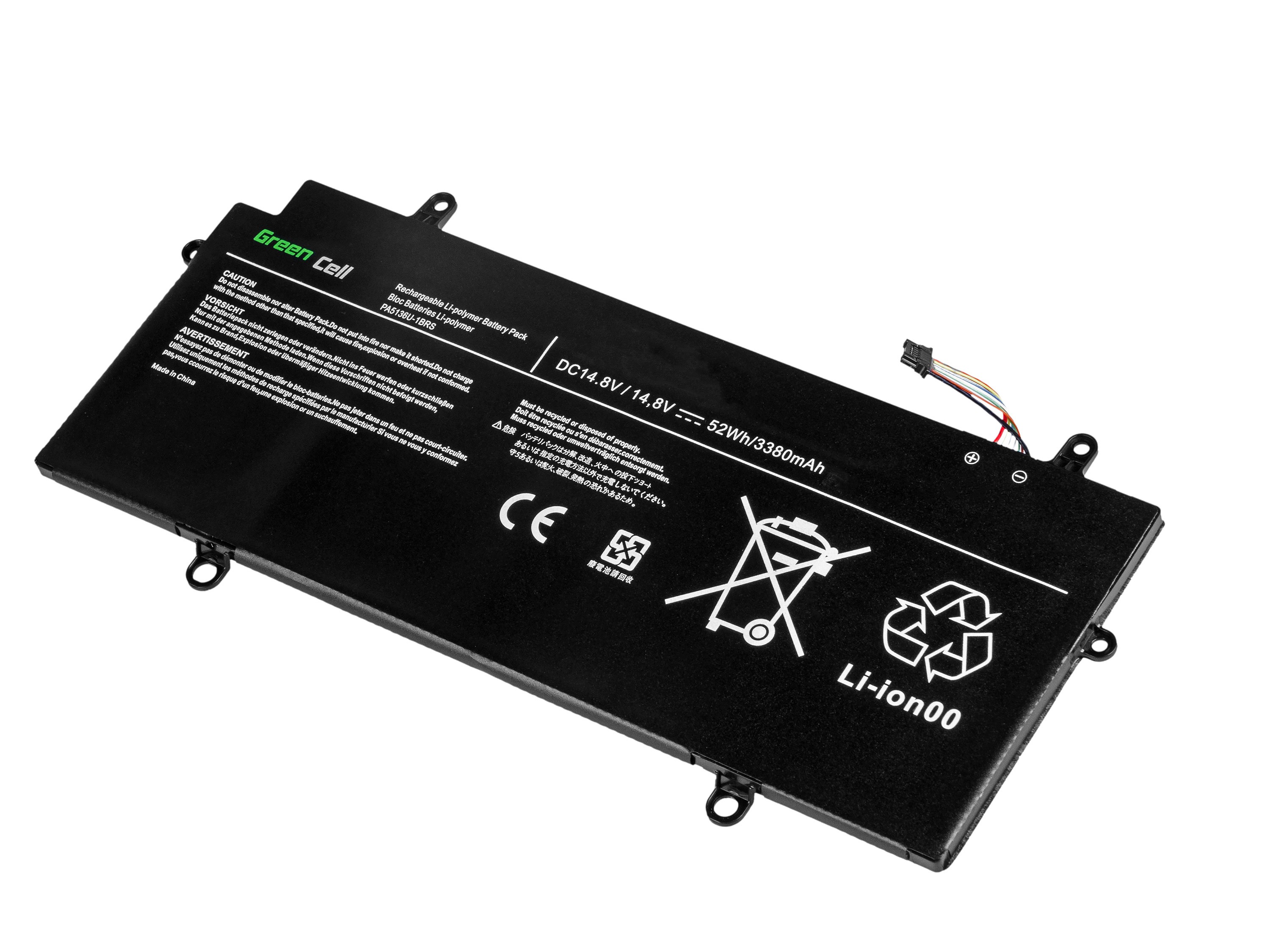 Batterij voor Toshiba Portege Z30 Z30-A-186 Z30-B-119 Z30t Z30t-A-11P / 14,4V 3600mAh thumbnail 3