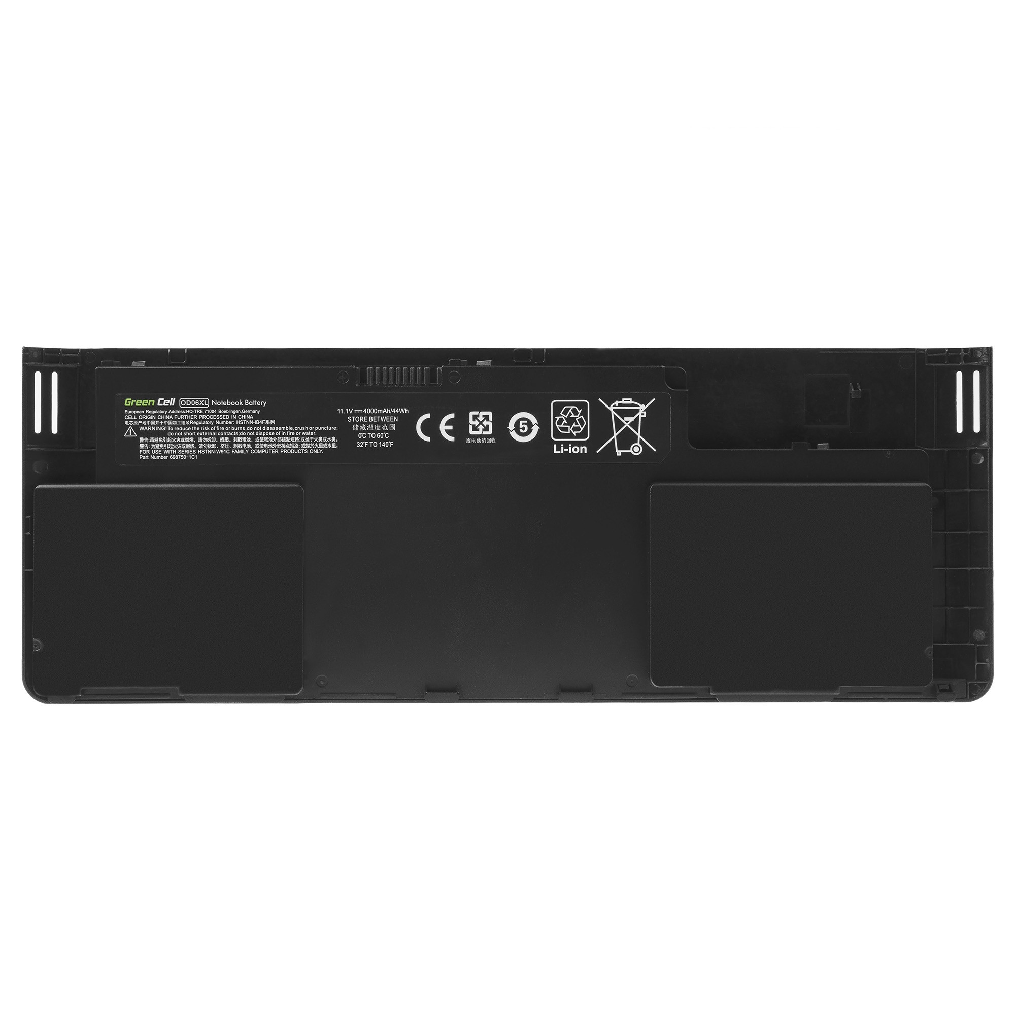 Batterij OD06XL HSTNN-IB4F voor HP EliteBook Revolve 810 G1 G2 G3 thumbnail 3
