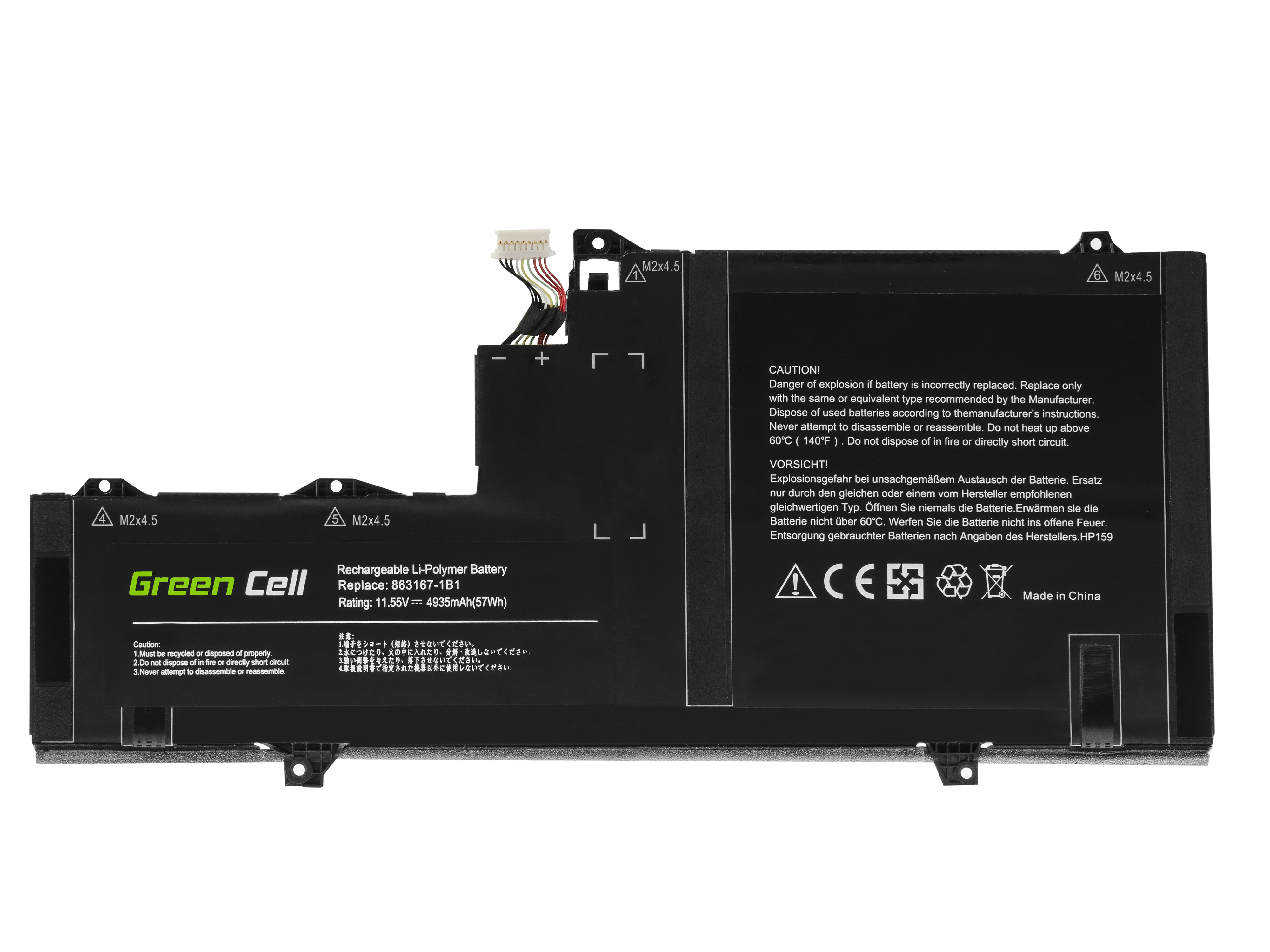 Batterij OM03XL voor HP EliteBook x360 1030 G2 thumbnail 3