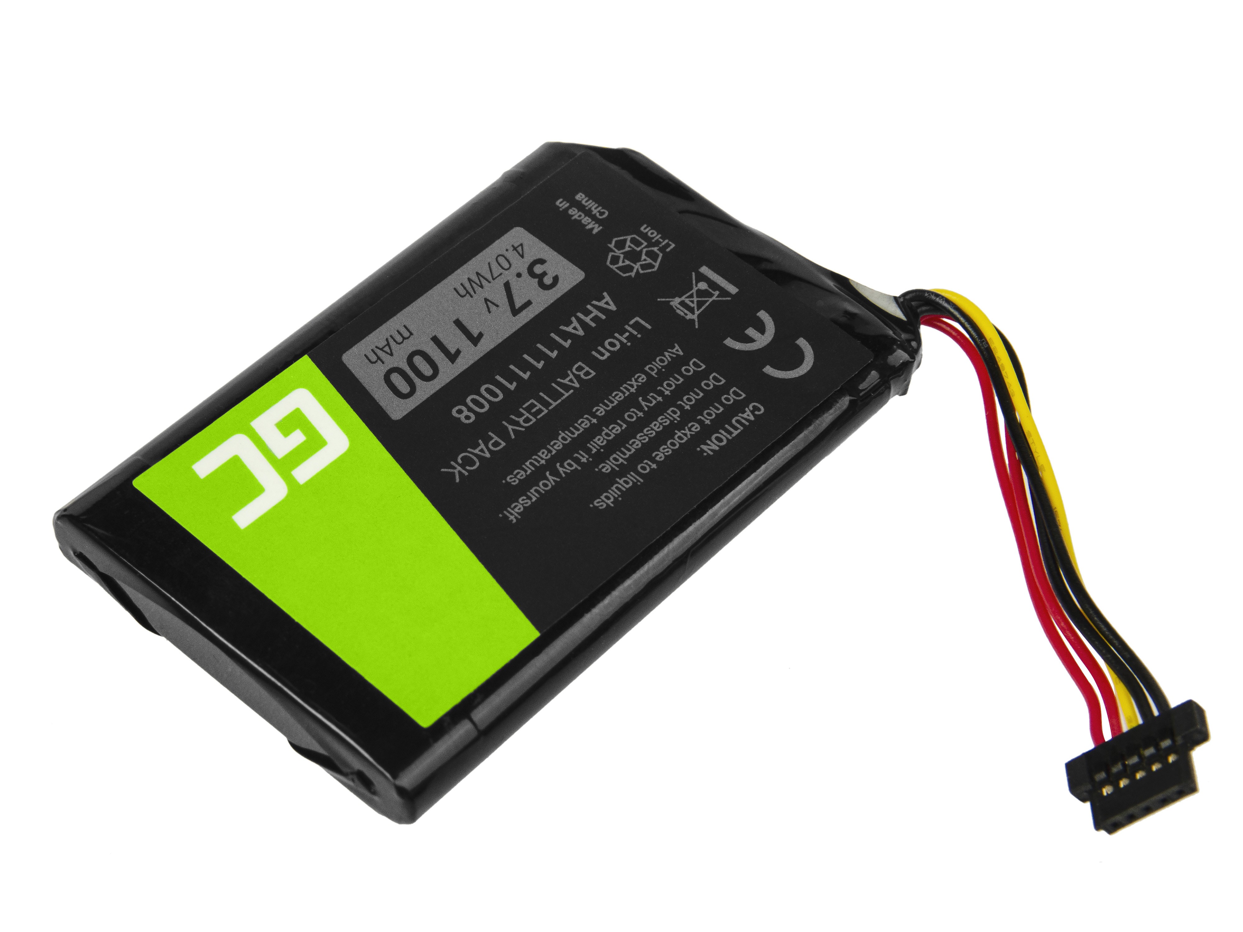 Batterij AHA11111008 voor GPS TomTom Go 540 5000 5100 5250 Pro 6000 6200 Truck 5250 Trucker 5000, 1100mAh thumbnail 4