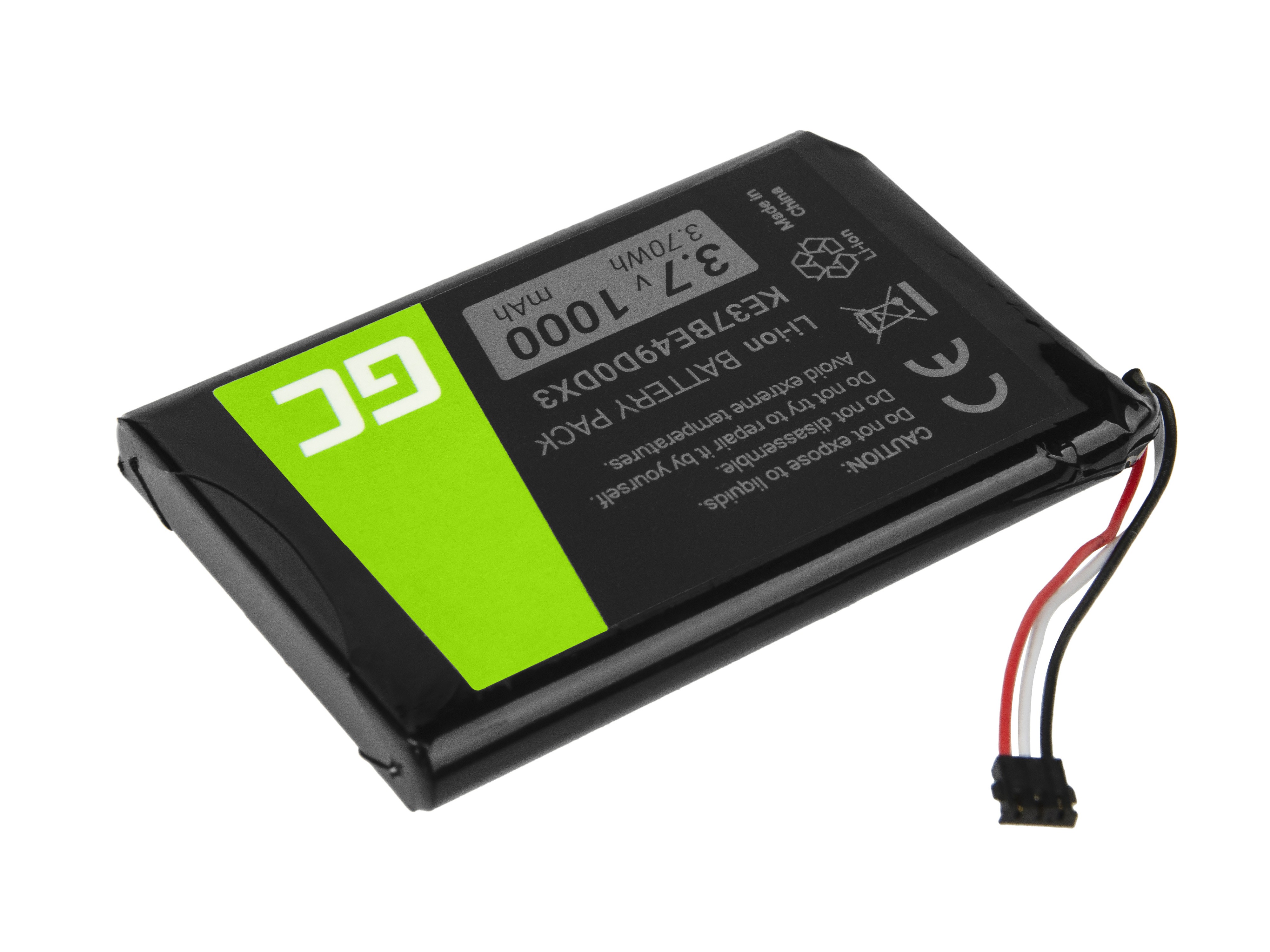 Batterij KE37BE49D0DX3 voor GPS Garmin Edge 800 810 Nuvi 1200 1260 2300 2460 2475 2515 2789LMT, 1000mAh thumbnail 4