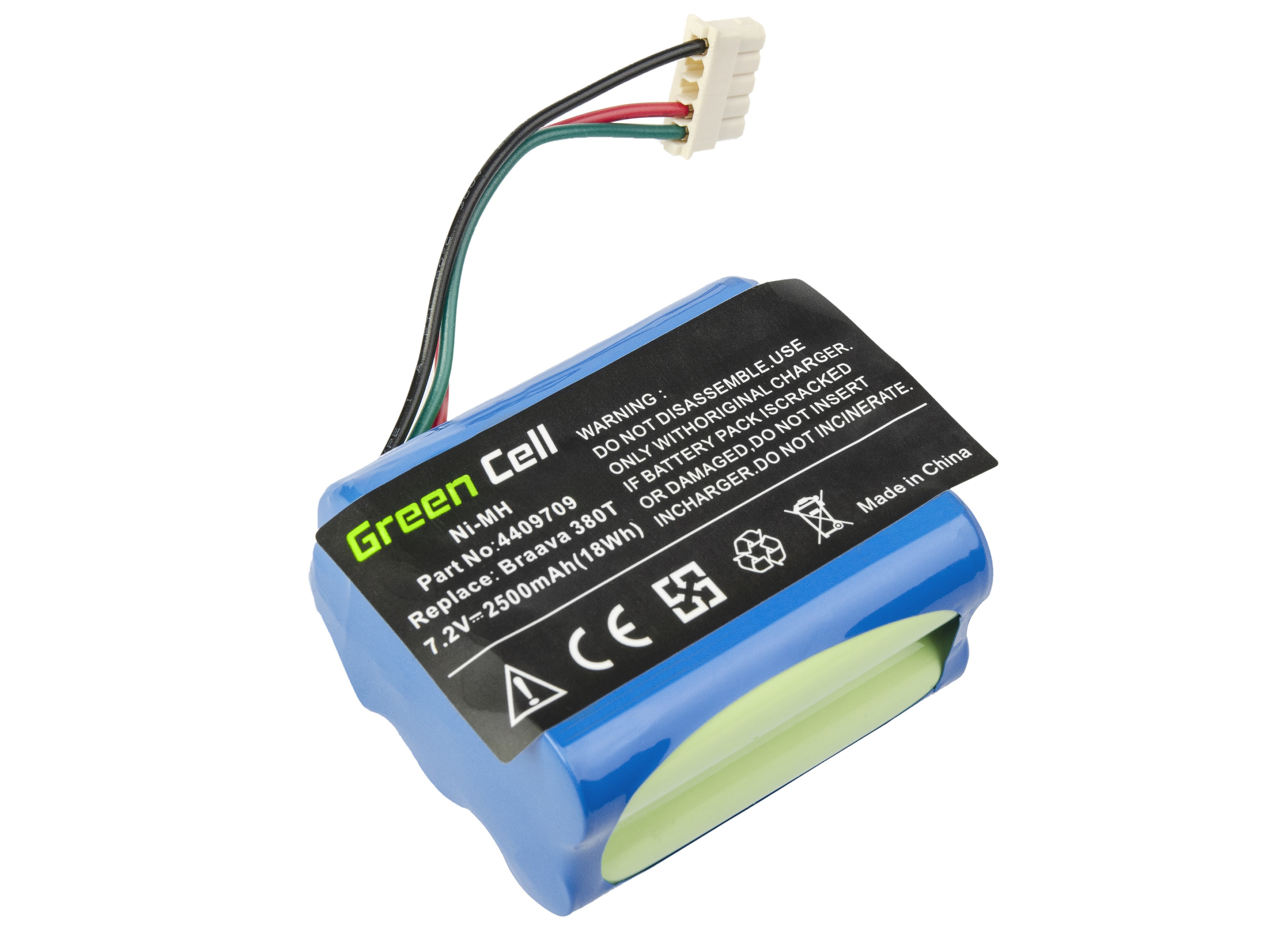 Gereedschap Batterij iRobot Braava / Mint 380 380T 5200 5200B 5200C Plus 7.2V 2.5Ah thumbnail 3