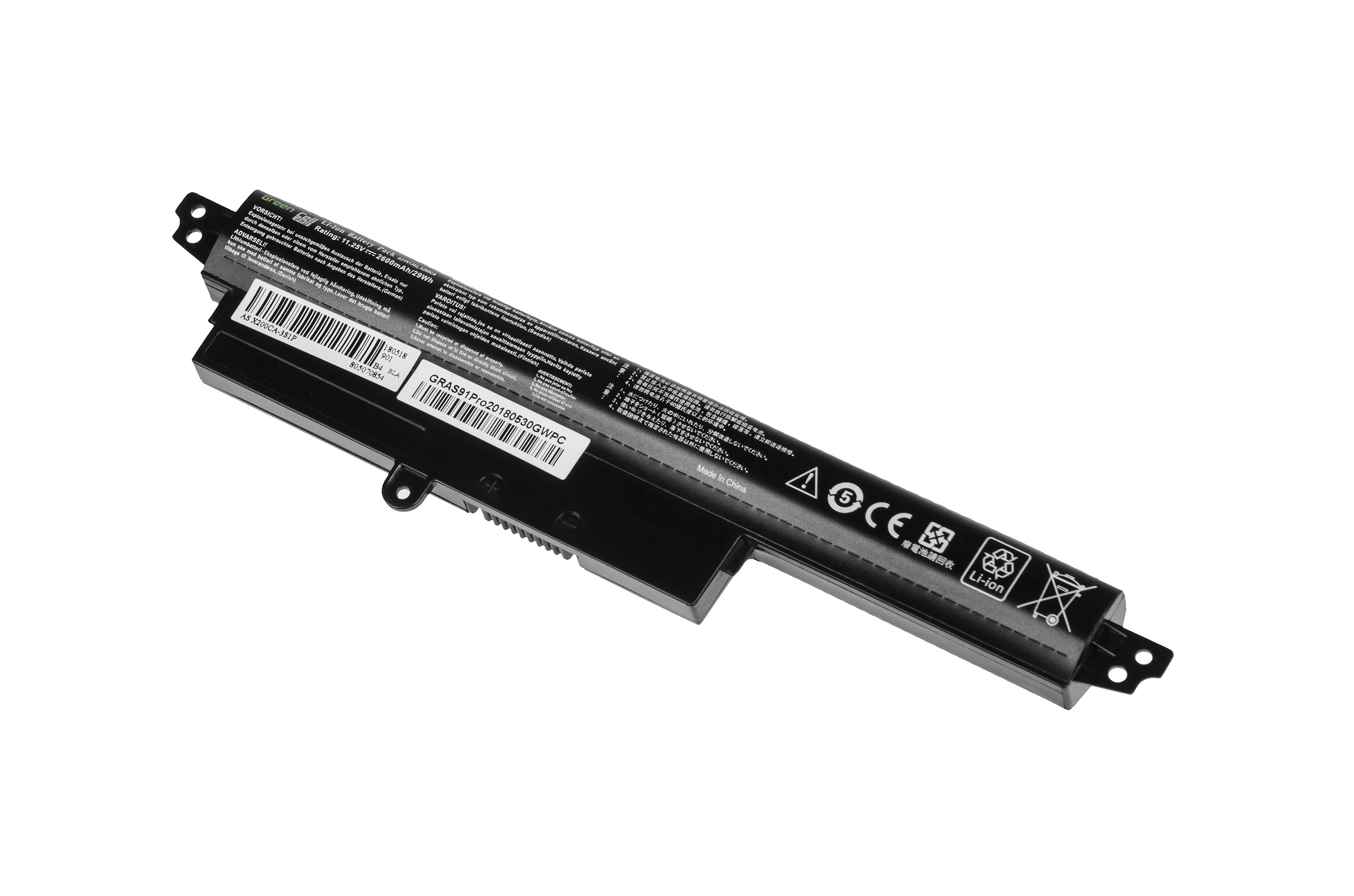 PRO Batterij voor Asus X200 X200C X200CA X200L X200LA / 11,25V 2600mAh thumbnail 3