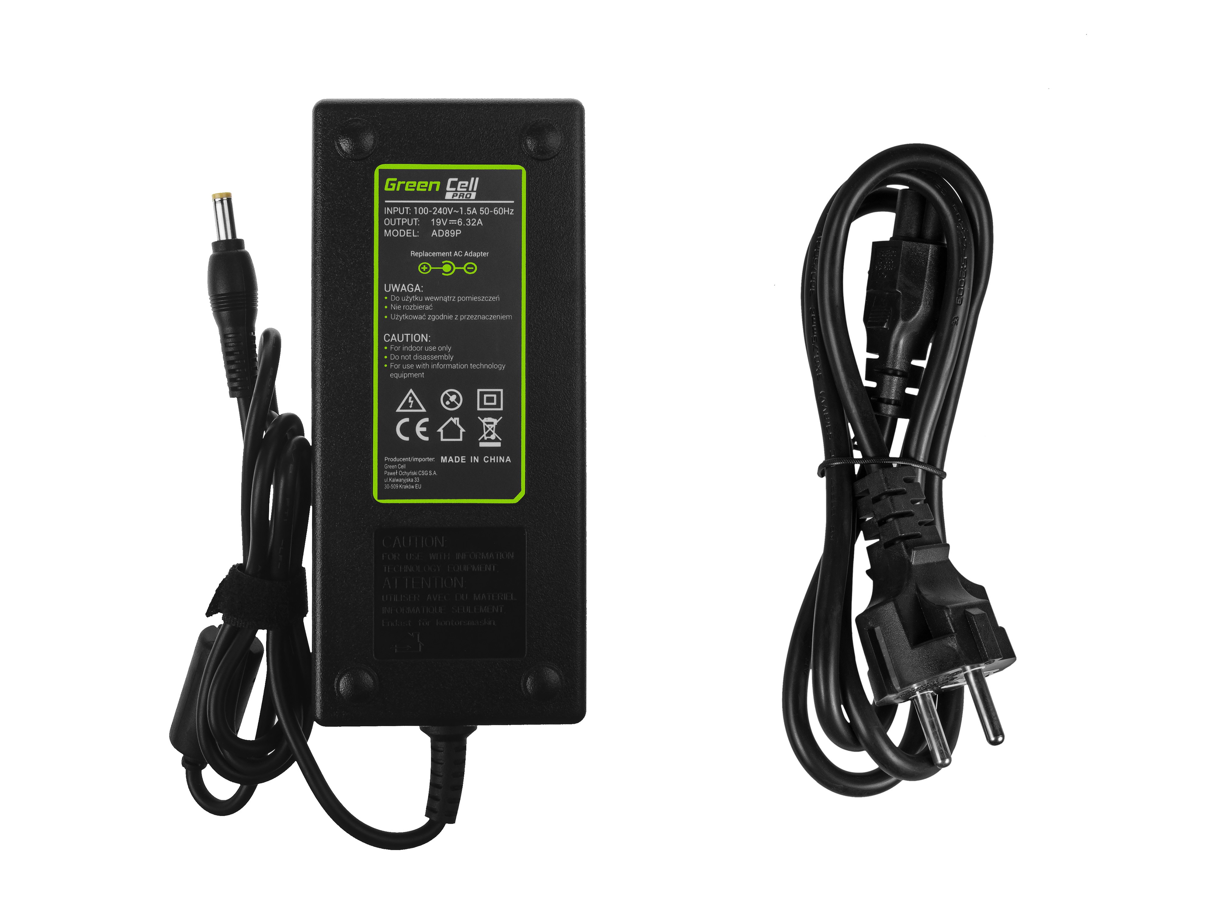 PRO Oplader  AC Adapter voor Acer Aspire 7552G 7745G 7750G V3-771G V3-772G 19V 6.32A 120W thumbnail 3