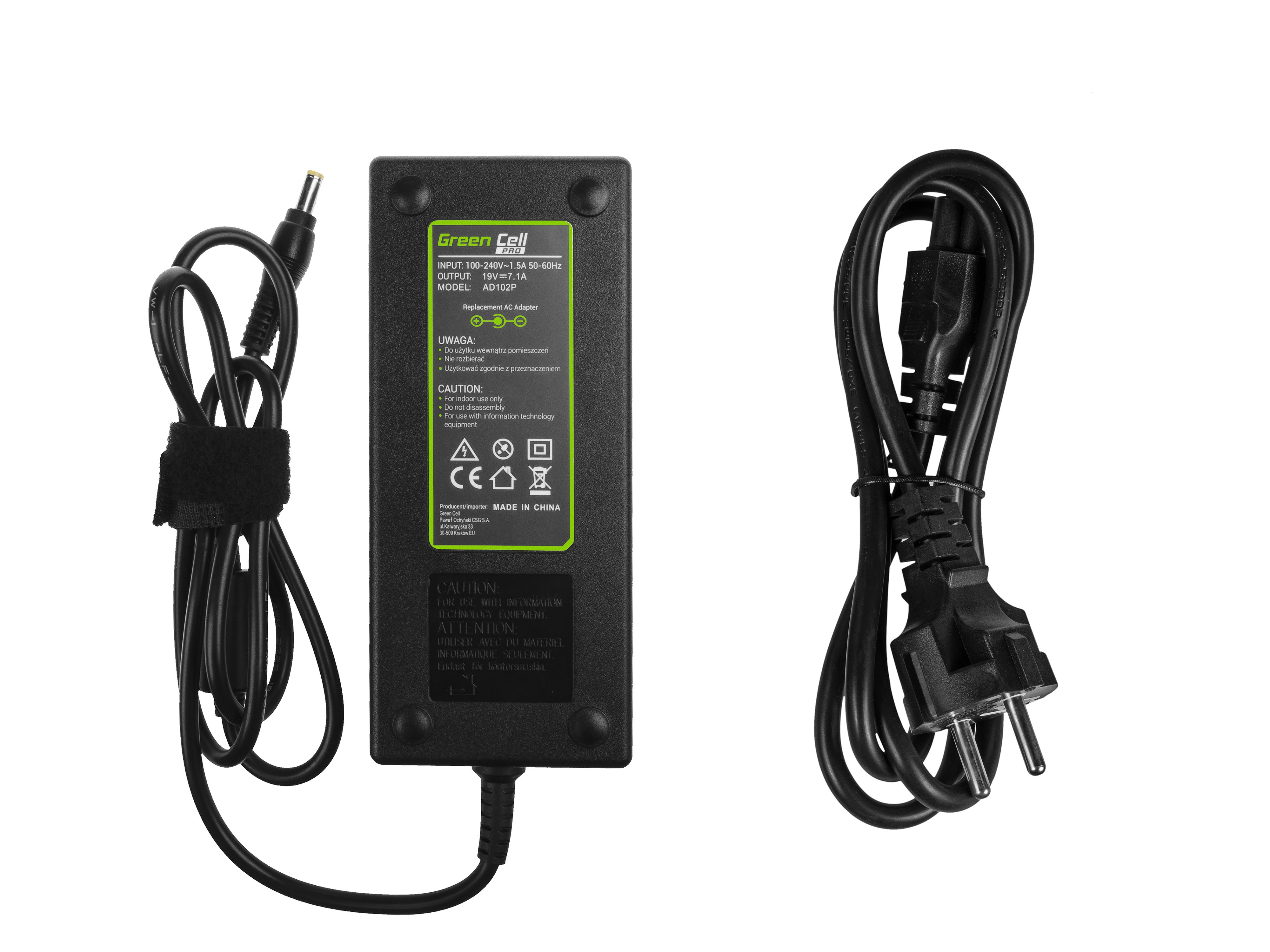 PRO Oplader  AC Adapter voor Acer Aspire Nitro V15 VN7-571G VN7-572G VN7-591G VN7-592G 19V 7.1A 130W thumbnail 3