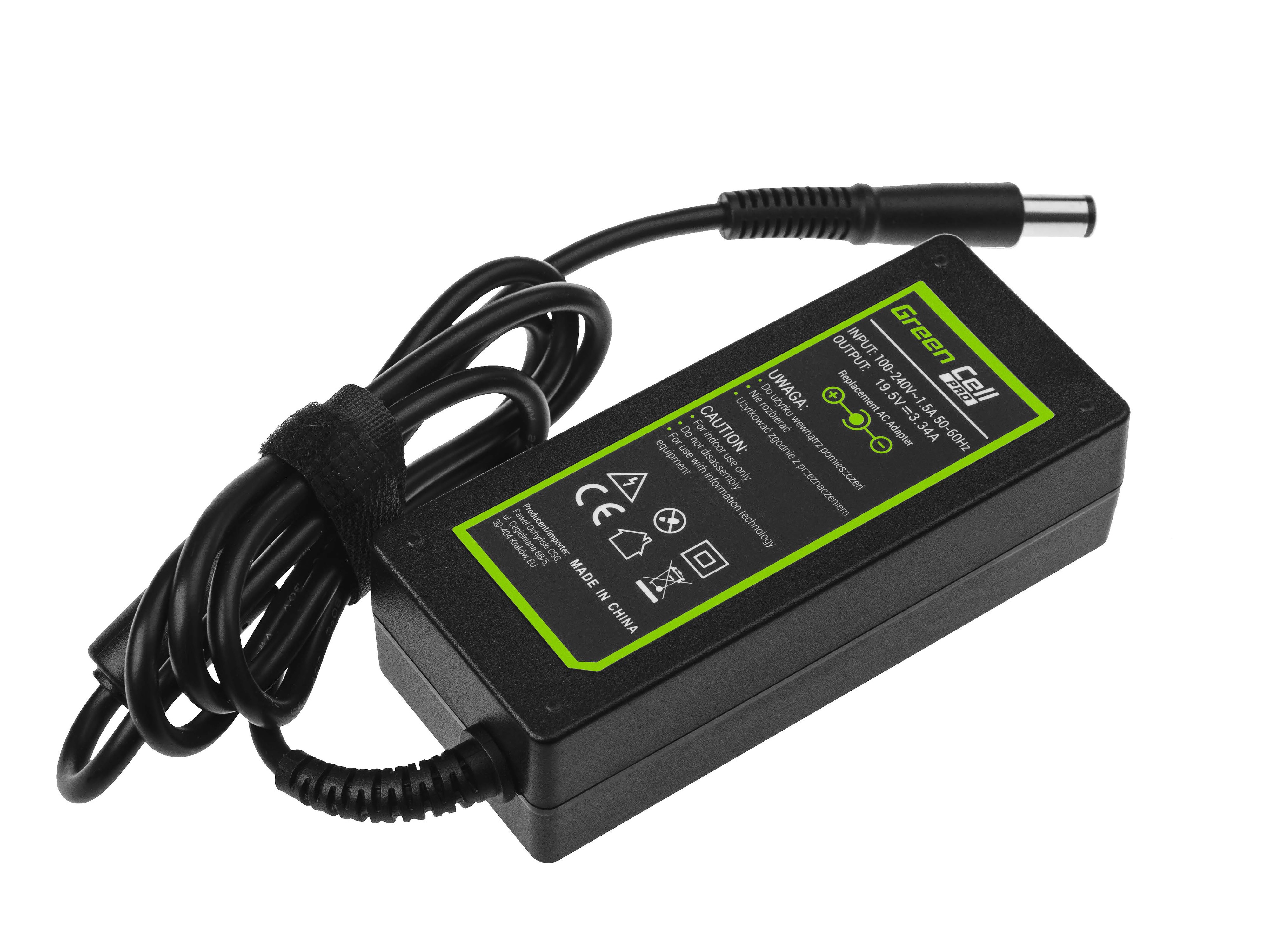 PRO Oplader  AC Adapter voor Dell Inspiron 15 1525 3541 3541 Latitude 3350 3460 E4200 XPS 13 L321x L322x 19.5V 3.34A thumbnail 3