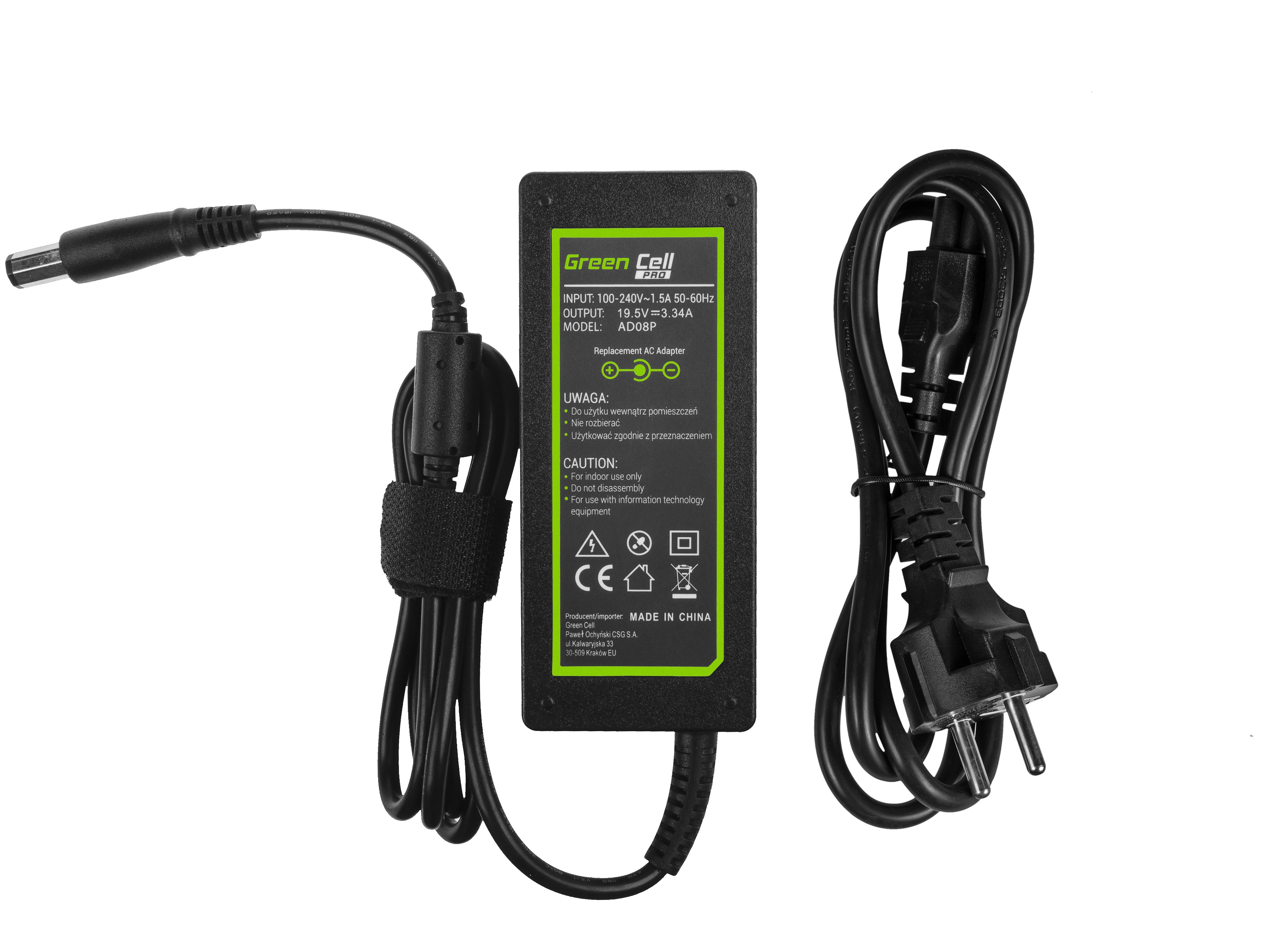 PRO Oplader  AC Adapter voor Dell Inspiron 1546 1545 1557 XPS M1330 M1530 19.5V 3.34A 65W thumbnail 3