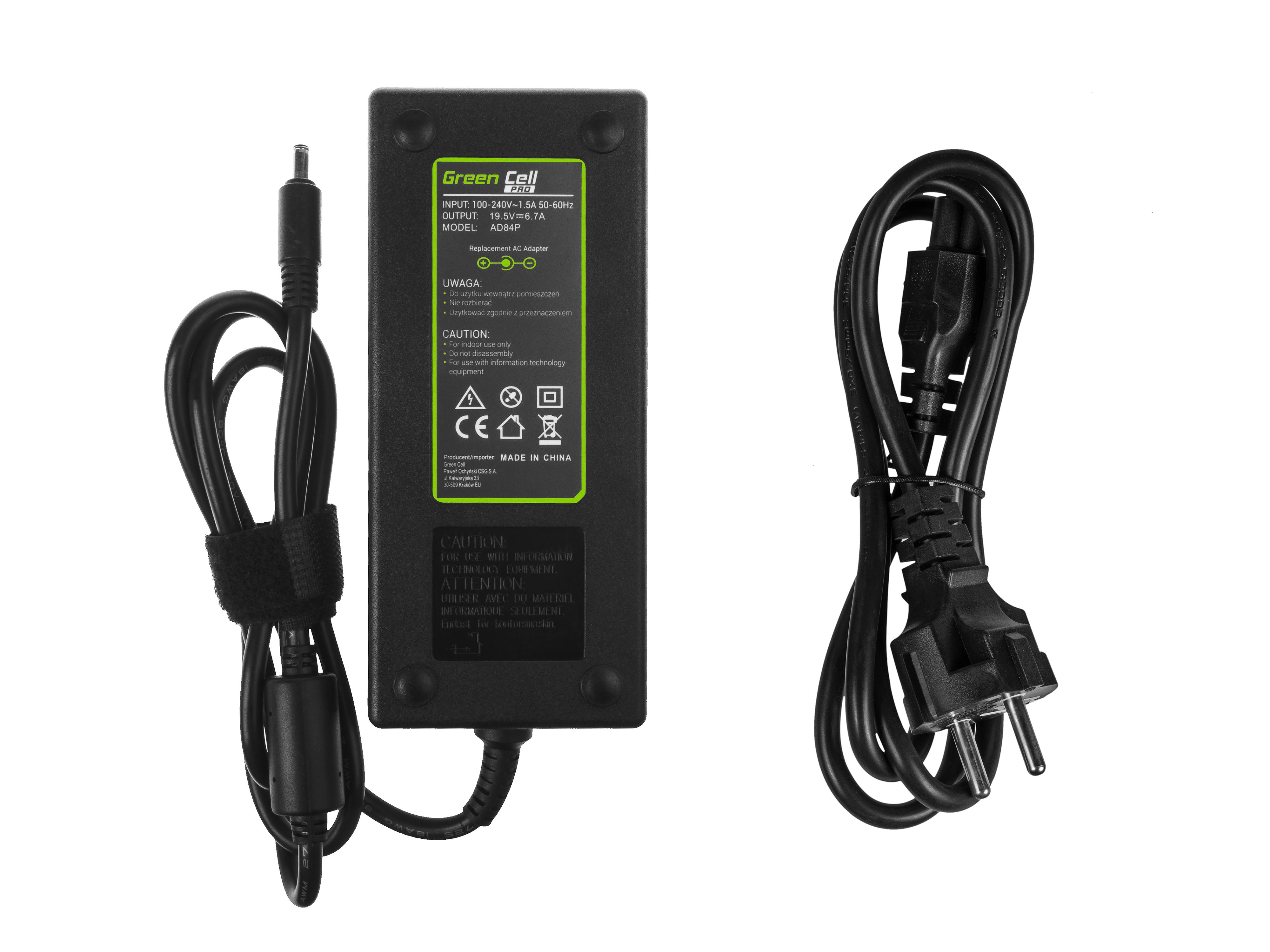 PRO Oplader AC Adapter voor Dell XPS 15 9530 9550 9560 Precision 15 5510 5520 M3800 19.5V 6.7A 130W thumbnail 3
