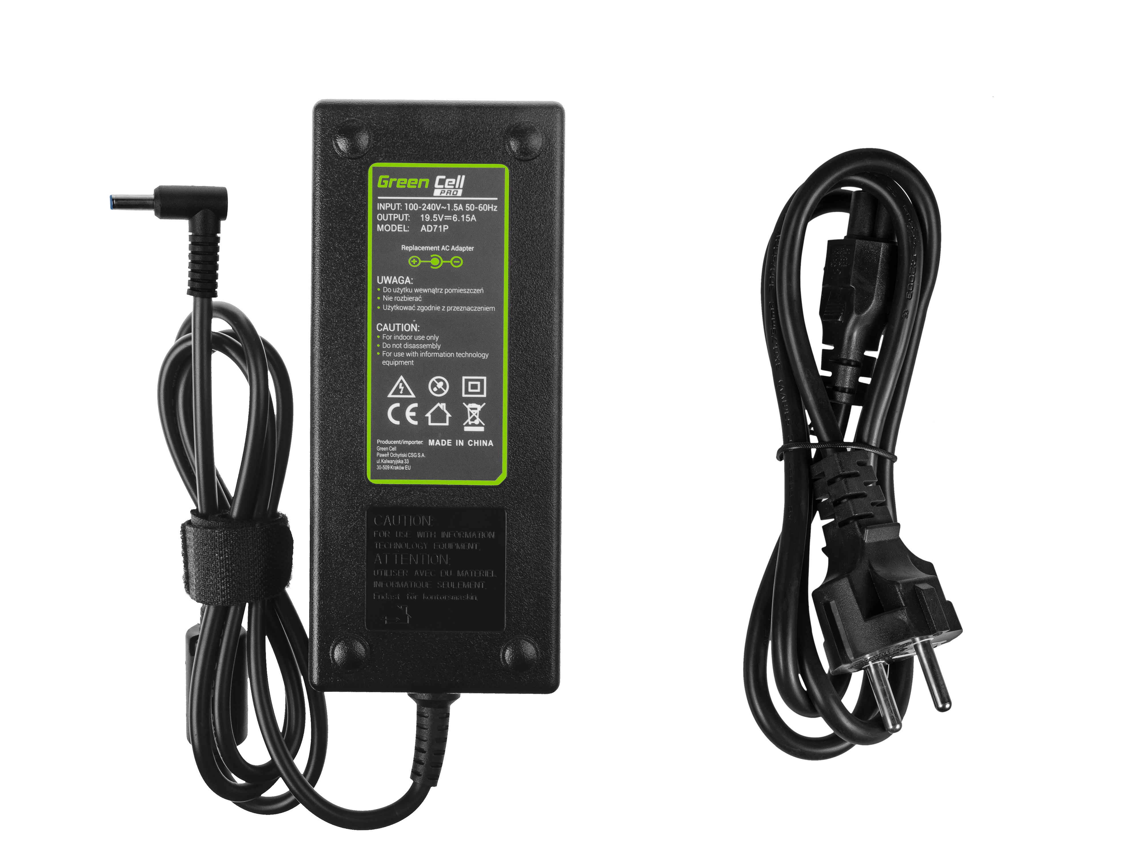 PRO Oplader  AC Adapter voor HP Omen 15-5000 17-W HP Envy 15-J 17-J 19.5V 6.15A 120W thumbnail 3