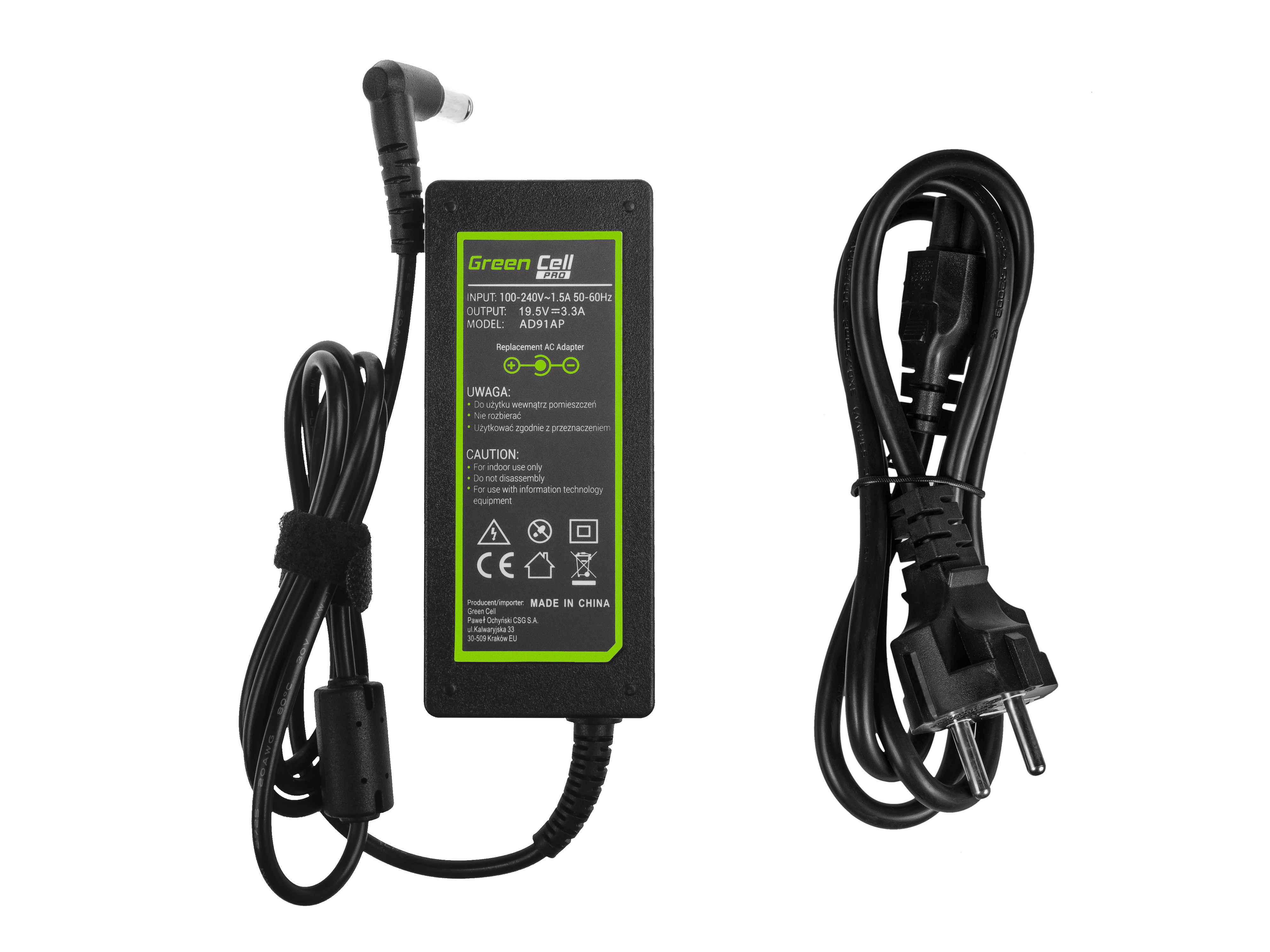 PRO Oplader  AC Adapter voor Sony Vaio SVF14 SVF15 SVF152A29M SVF1521C6EW SVF15AA1QM 19.5V 3.34A 65W thumbnail 3