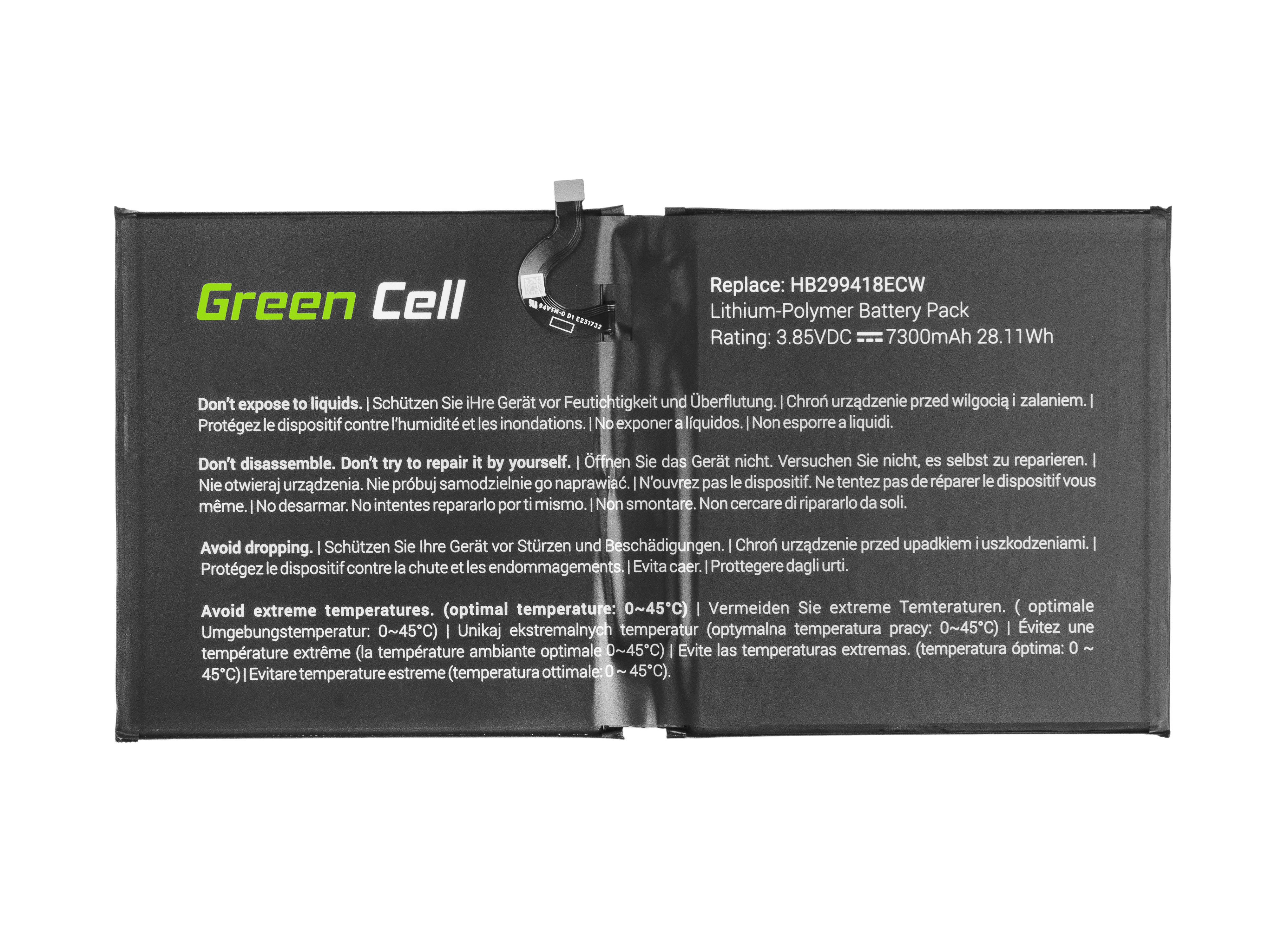 Tablet Batterij HB299418ECW Huawei MediaPad M5 10.8 thumbnail 3