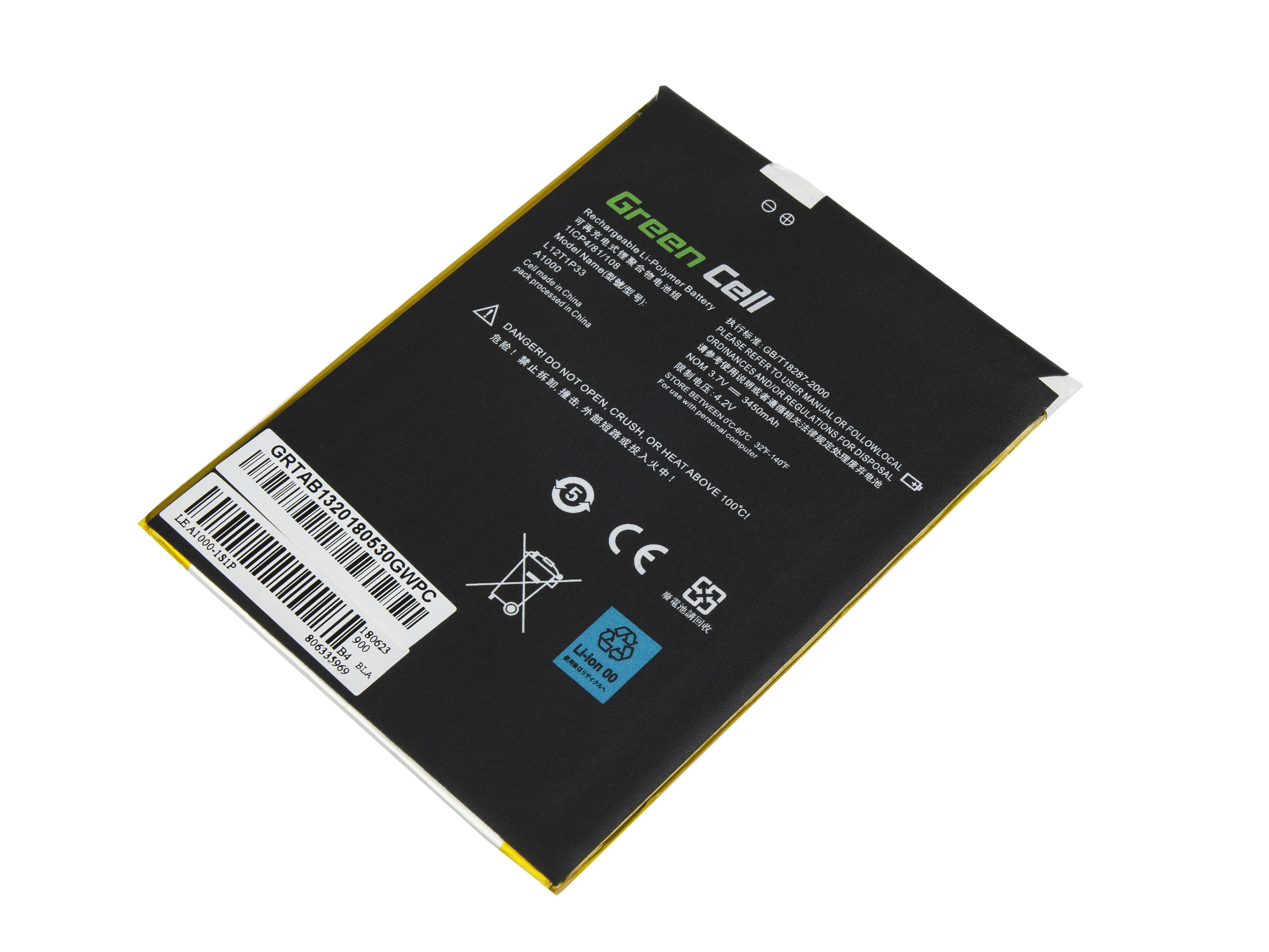 Tablet Batterij L12D1P31 L12T1P33 Lenovo IdeaTab A1000 A3000 thumbnail 3