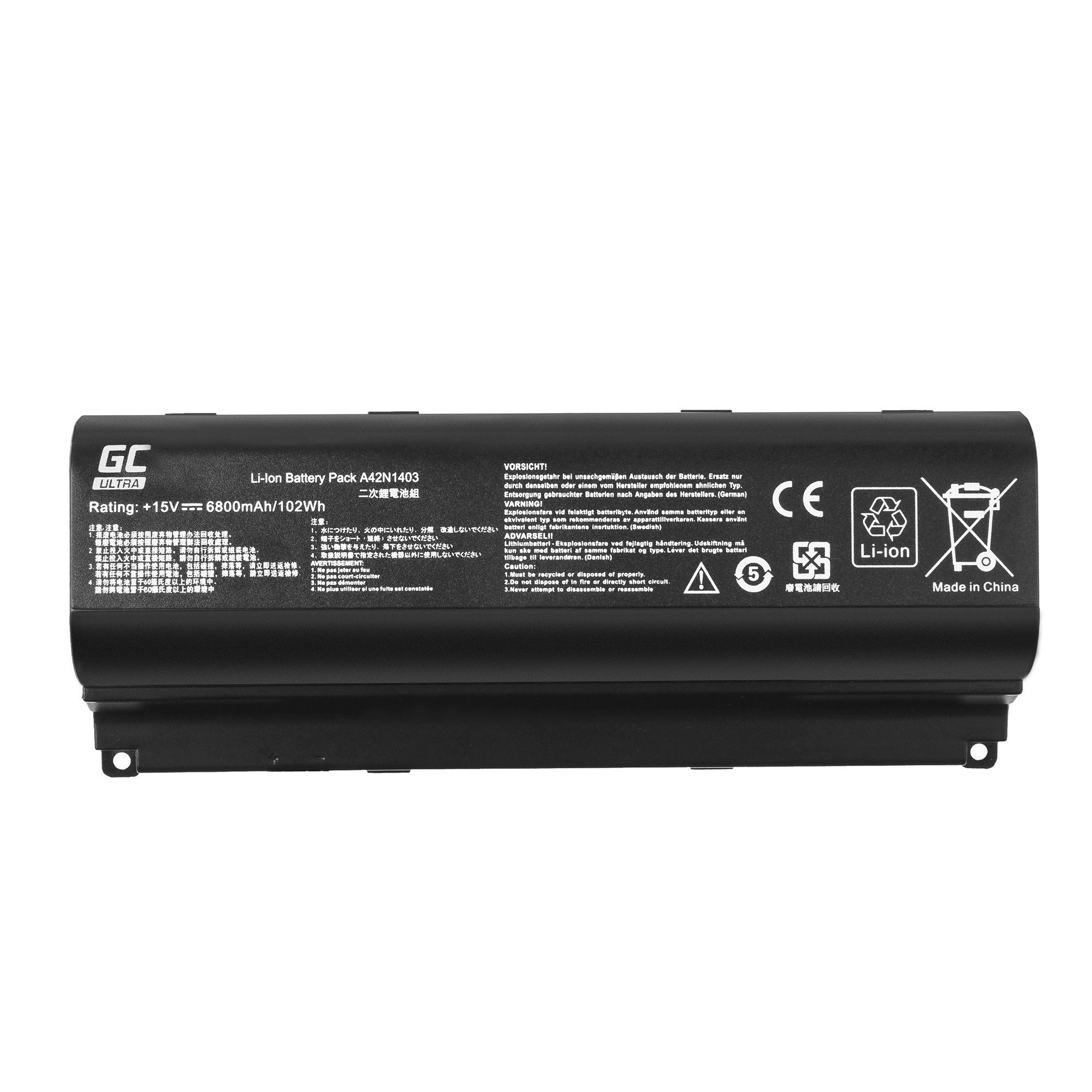 ULTRA Batterij A42N1403 voor Asus ROG G751 G751J G751JL G751JM G751JT G751JY / 15V 6800mAh thumbnail 3