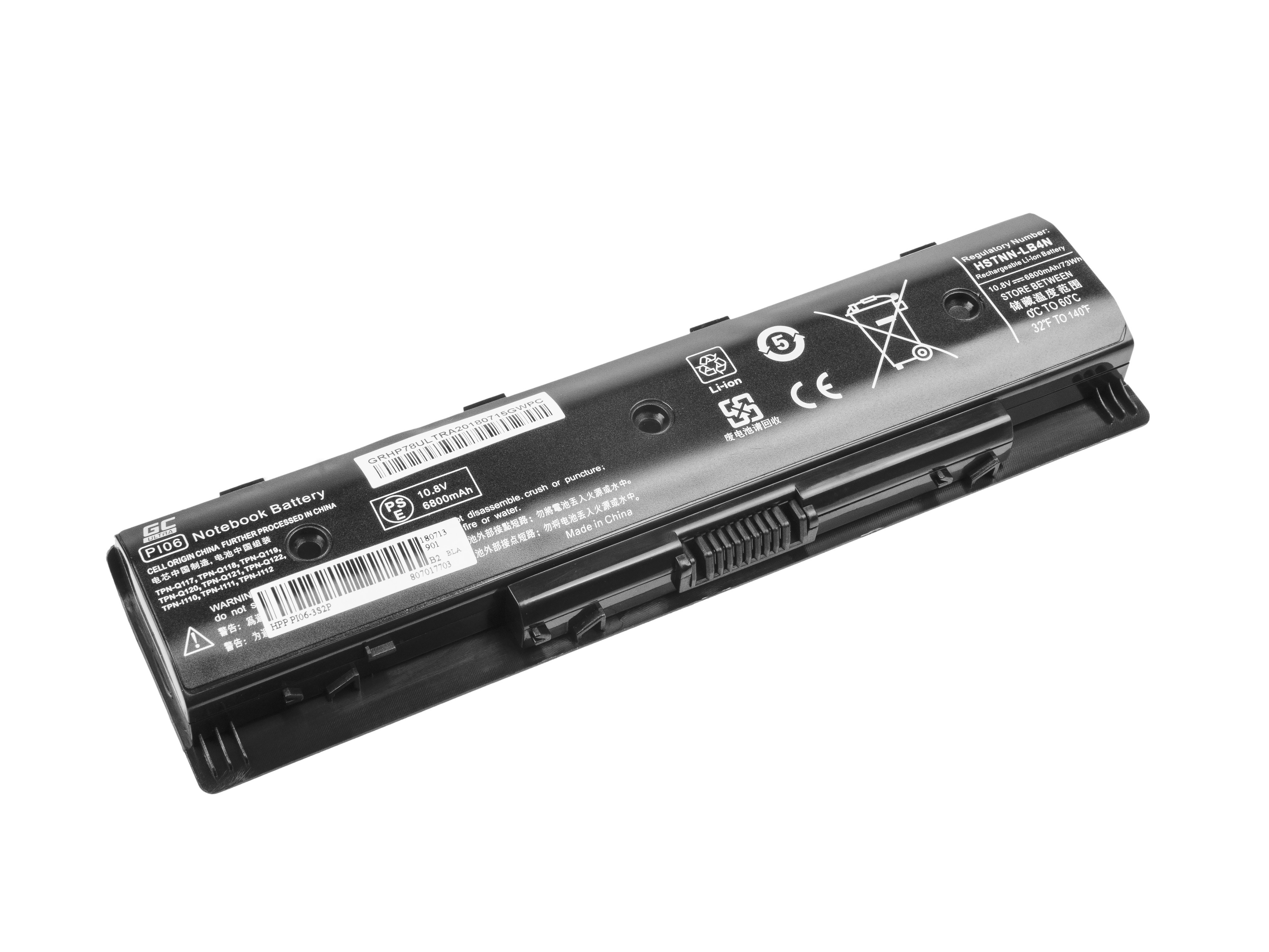 ULTRA Batterij voor HP Pavilion 14 15 17 Envy 15 17 / 11,1V 6800mAh thumbnail 3