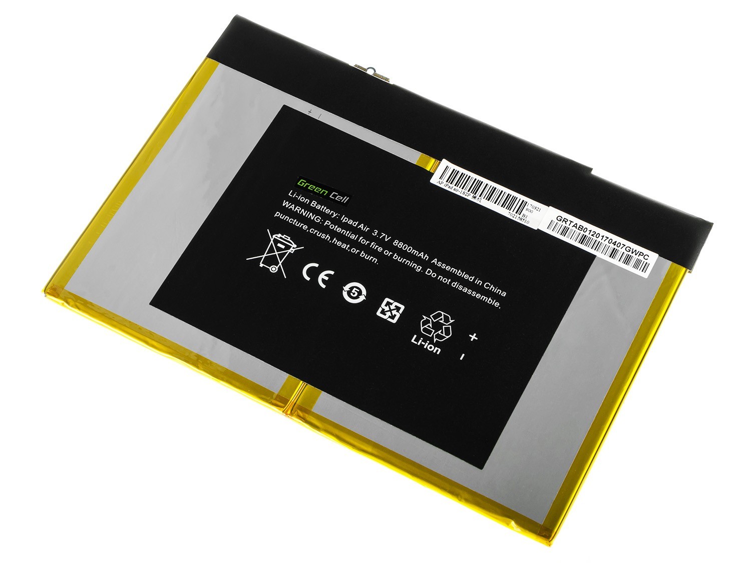 Batterij A1484 voor Apple iPad Air 1 Generation A1474 A1475 A1476 thumbnail 3