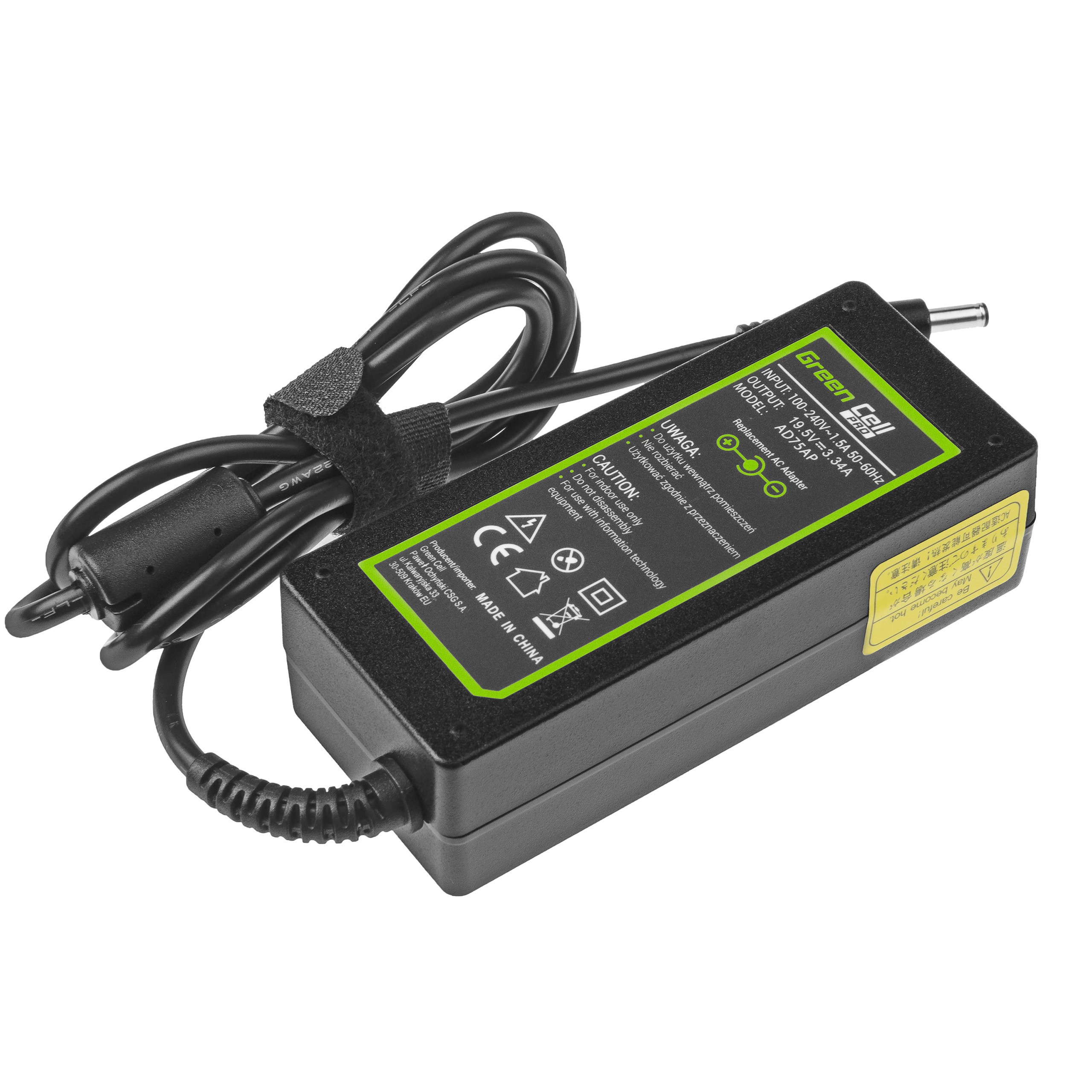 AC adapter PRO 19.5V 3.34A 65W voor Dell Inspiron 15 3543 3558 3559 5552 5558 5559 5568 17 5758 5759 thumbnail 3