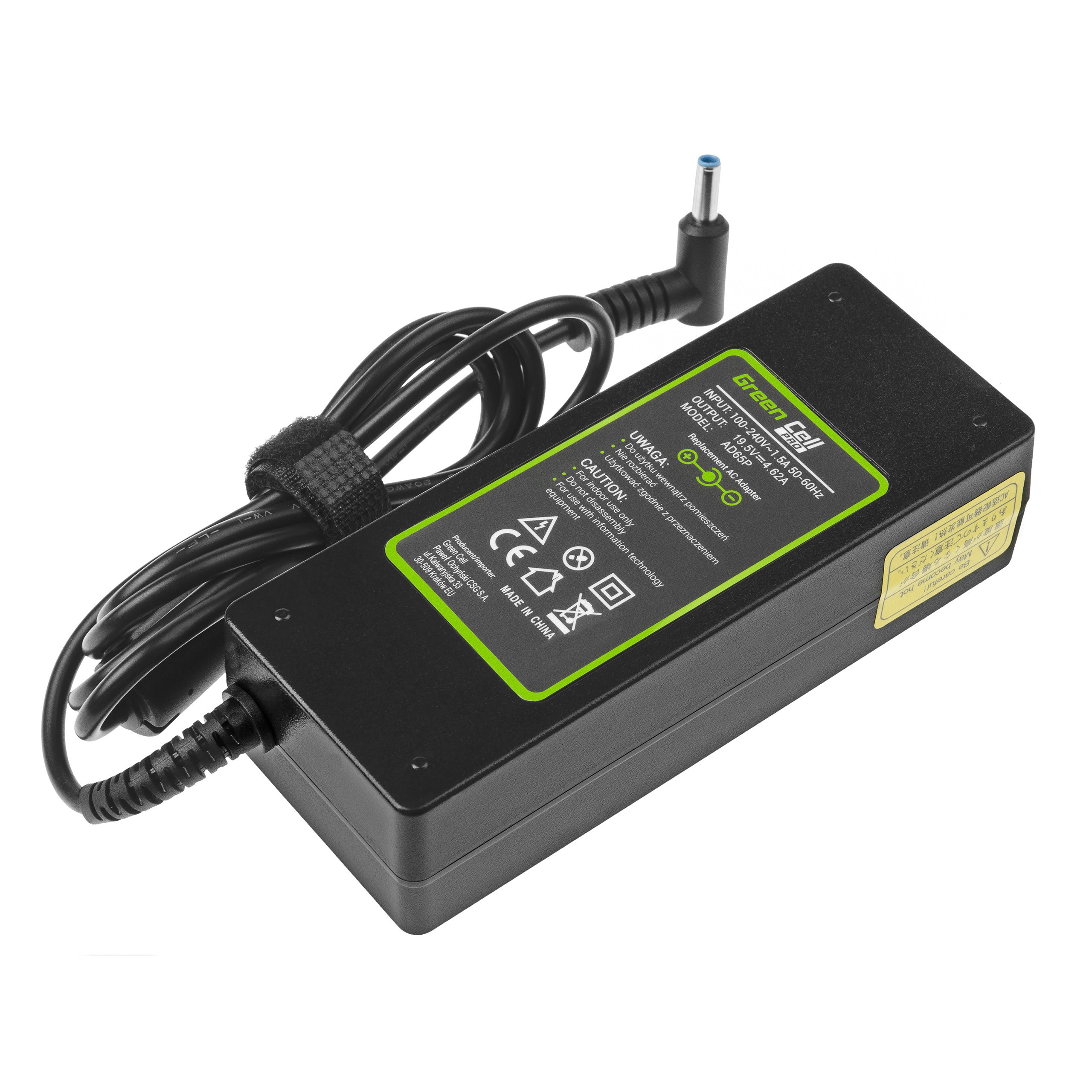 AC adapter PRO 19.5V 4.62A 90W voor HP 250 G2, ProBook 650 G2, G3, Pavilion 15-N, 15-N025SW, 15-N065SW, 15-N070SW, thumbnail 2